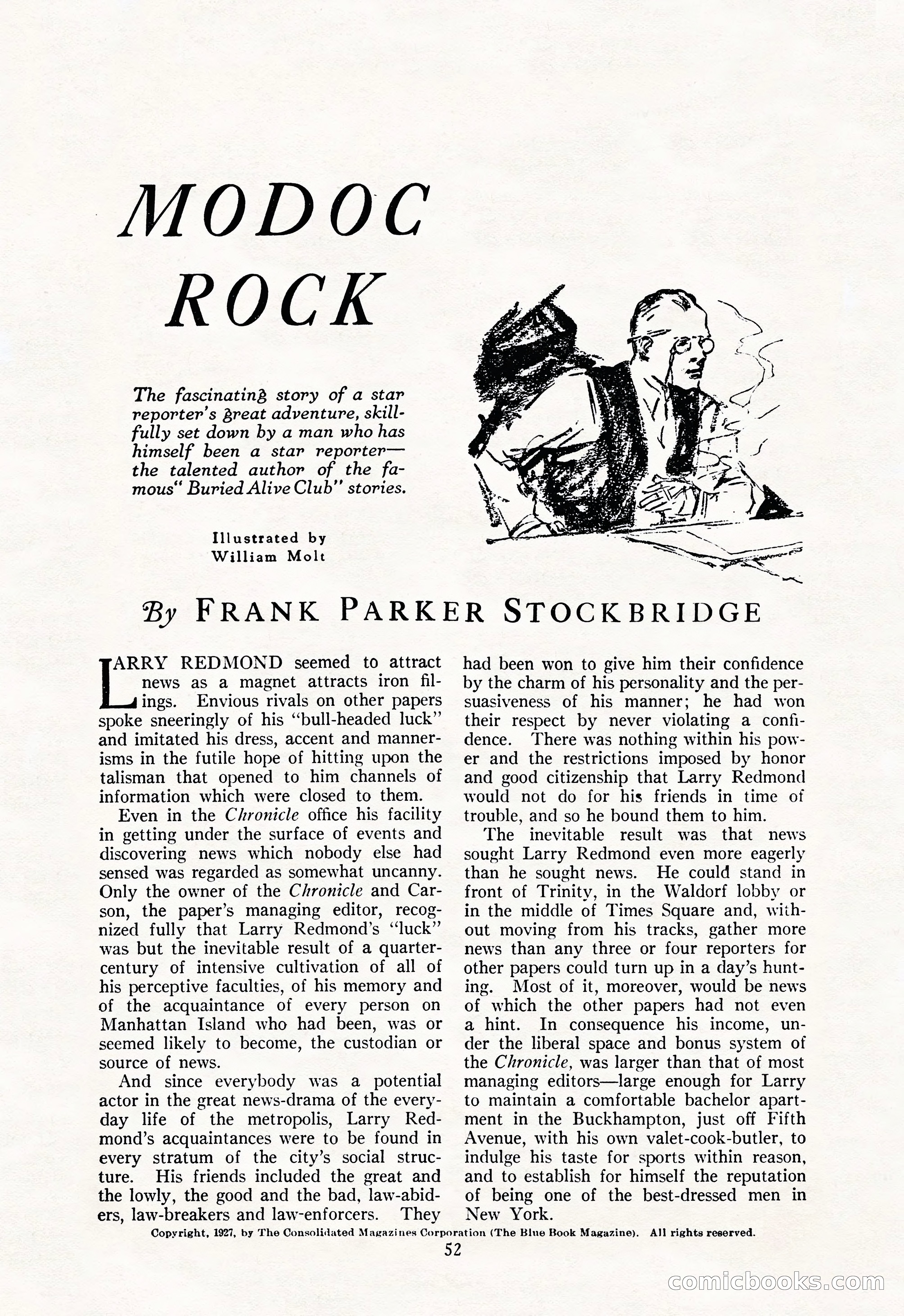 The Illustrated Blue Book Magazine, May 1927 — page 54 of 208