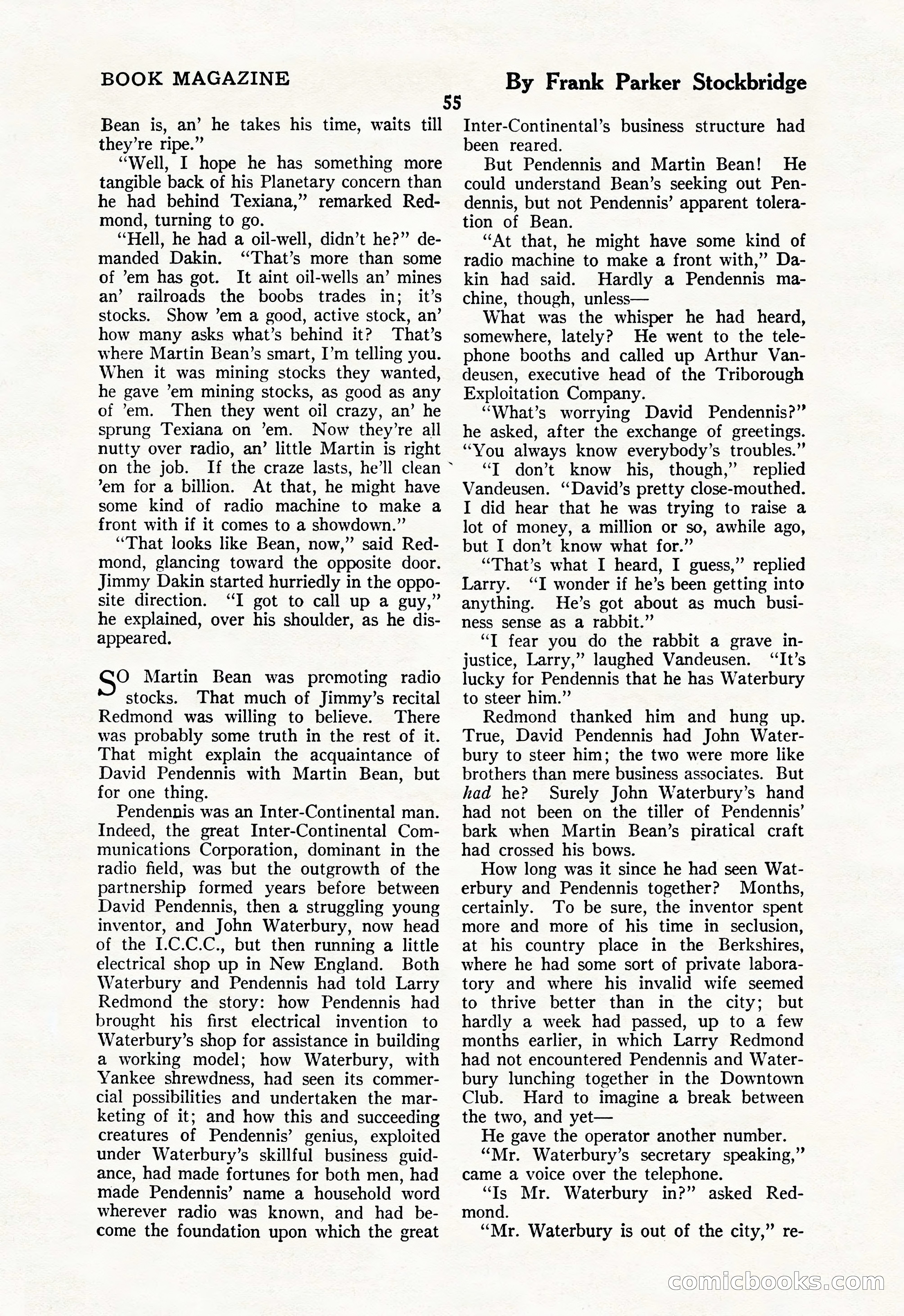 The Illustrated Blue Book Magazine, May 1927 — page 57 of 208