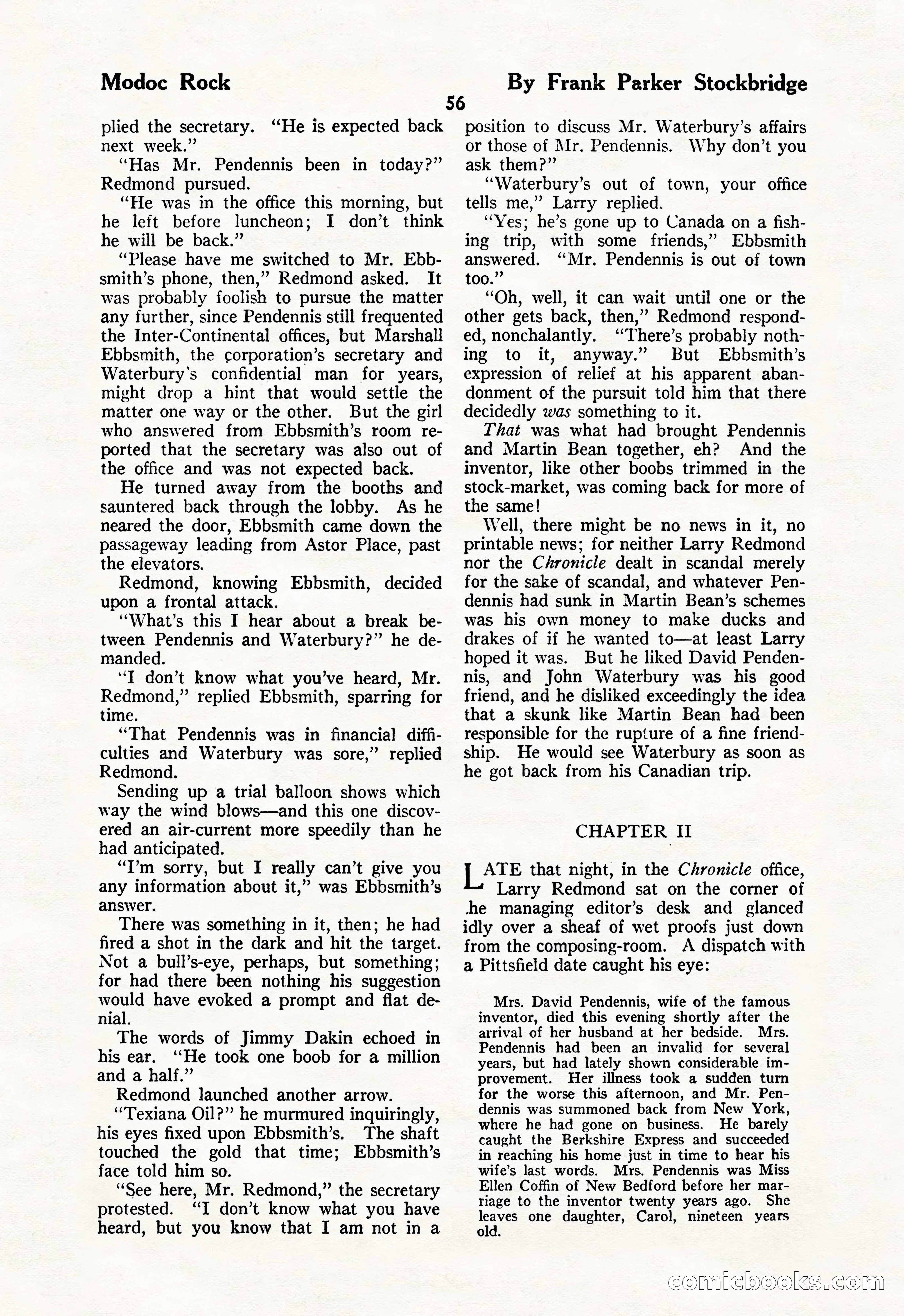 The Illustrated Blue Book Magazine, May 1927 — page 58 of 208