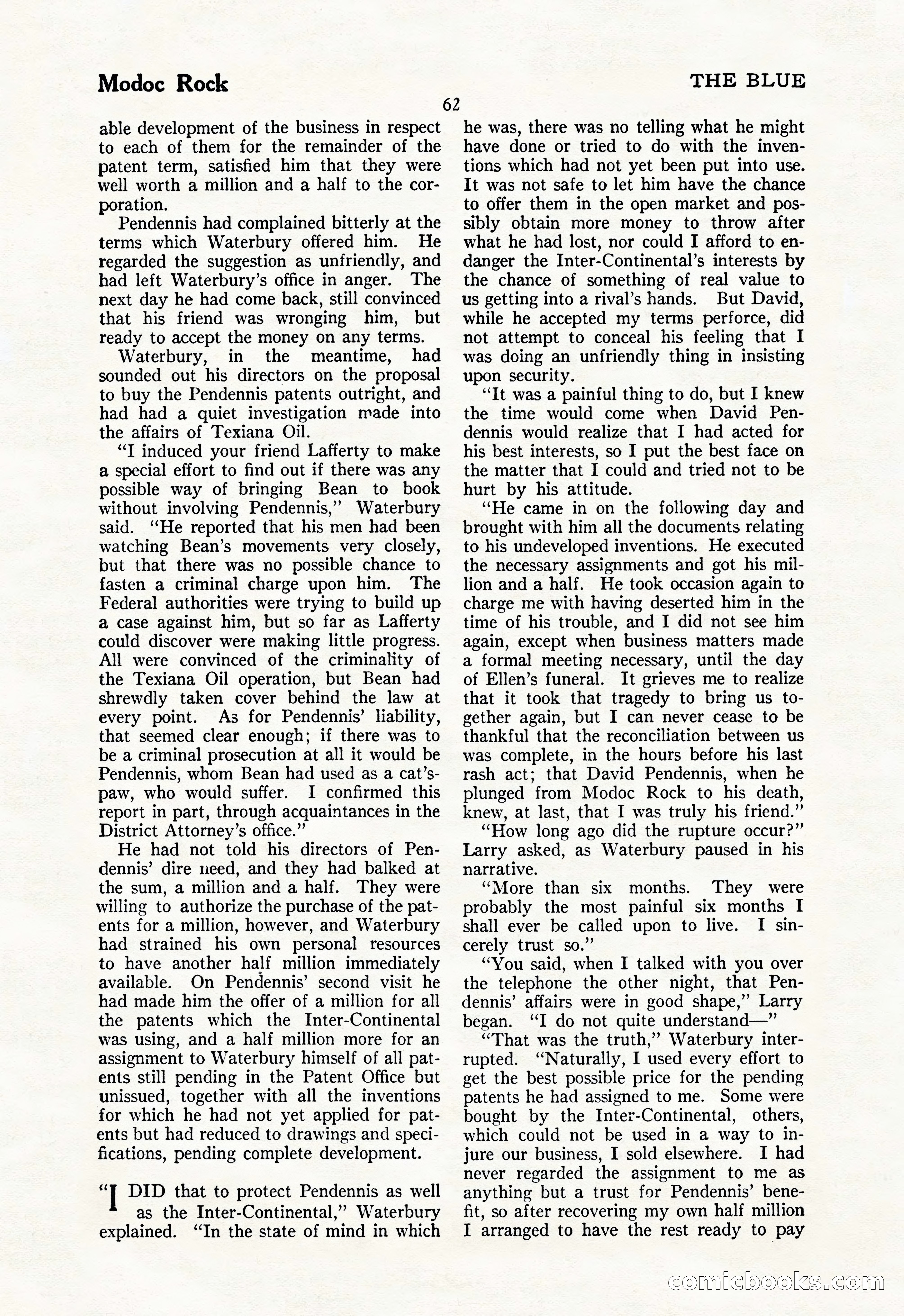 The Illustrated Blue Book Magazine, May 1927 — page 64 of 208