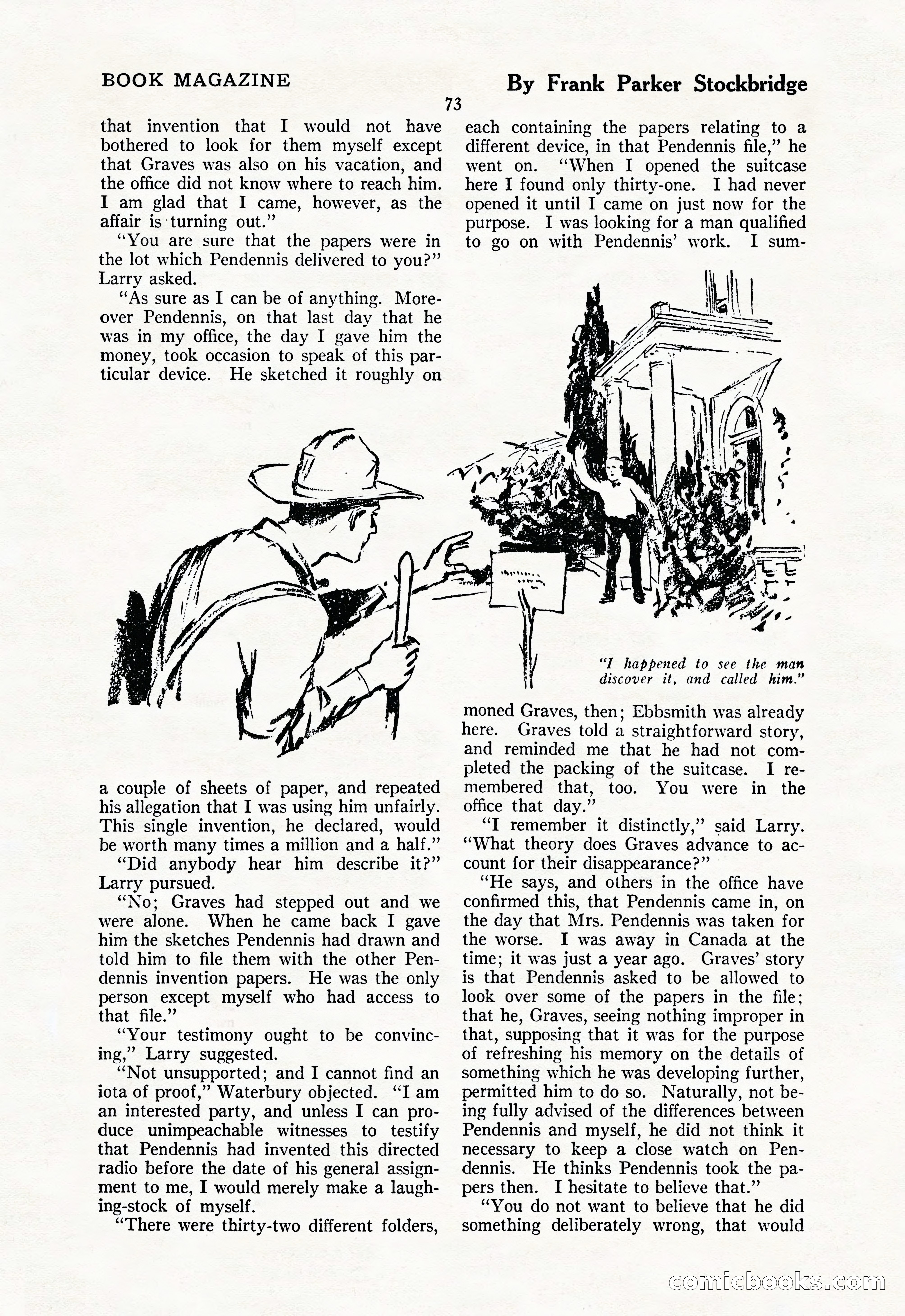 The Illustrated Blue Book Magazine, May 1927 — page 75 of 208