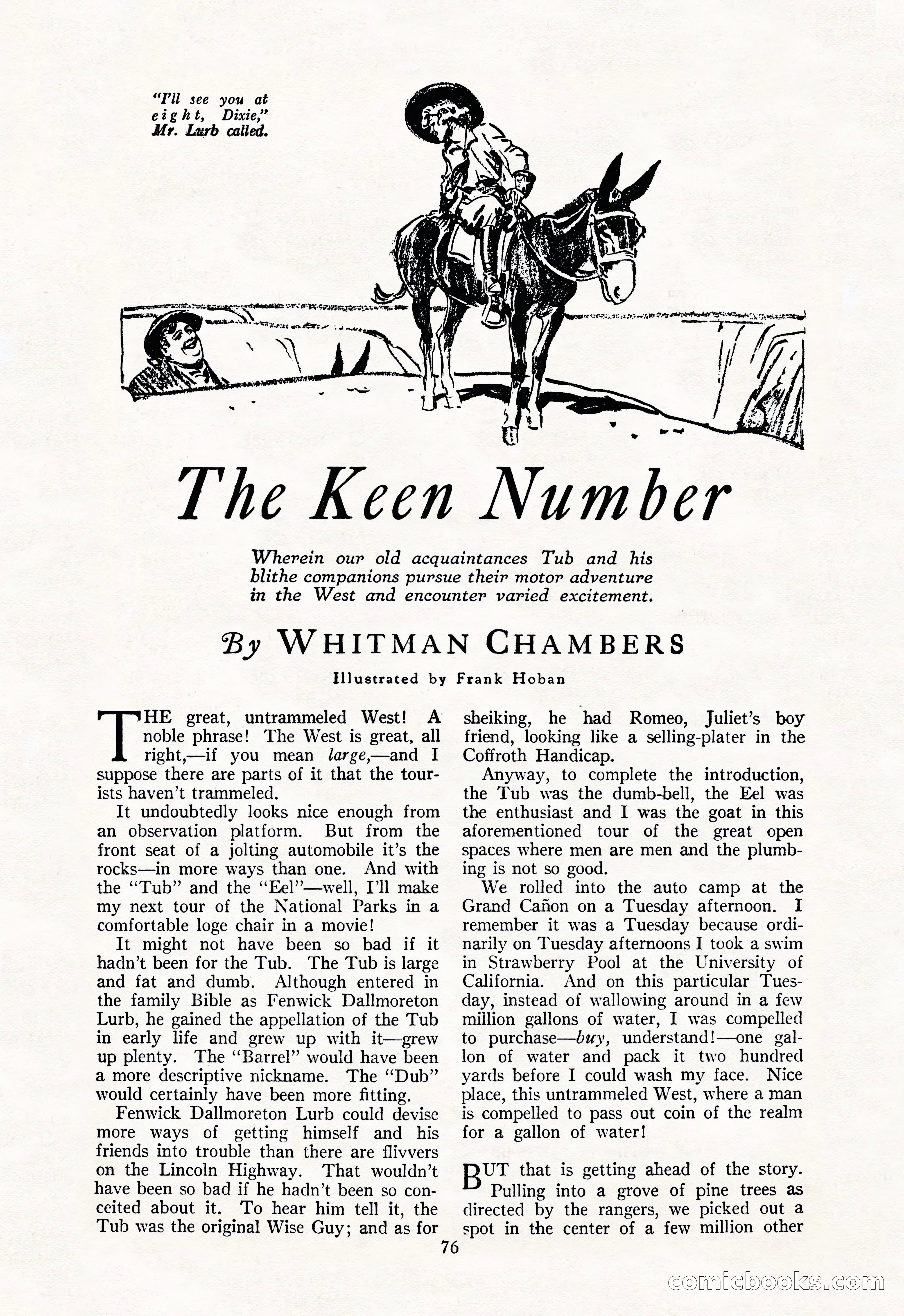 The Illustrated Blue Book Magazine, May 1927 — page 78 of 208