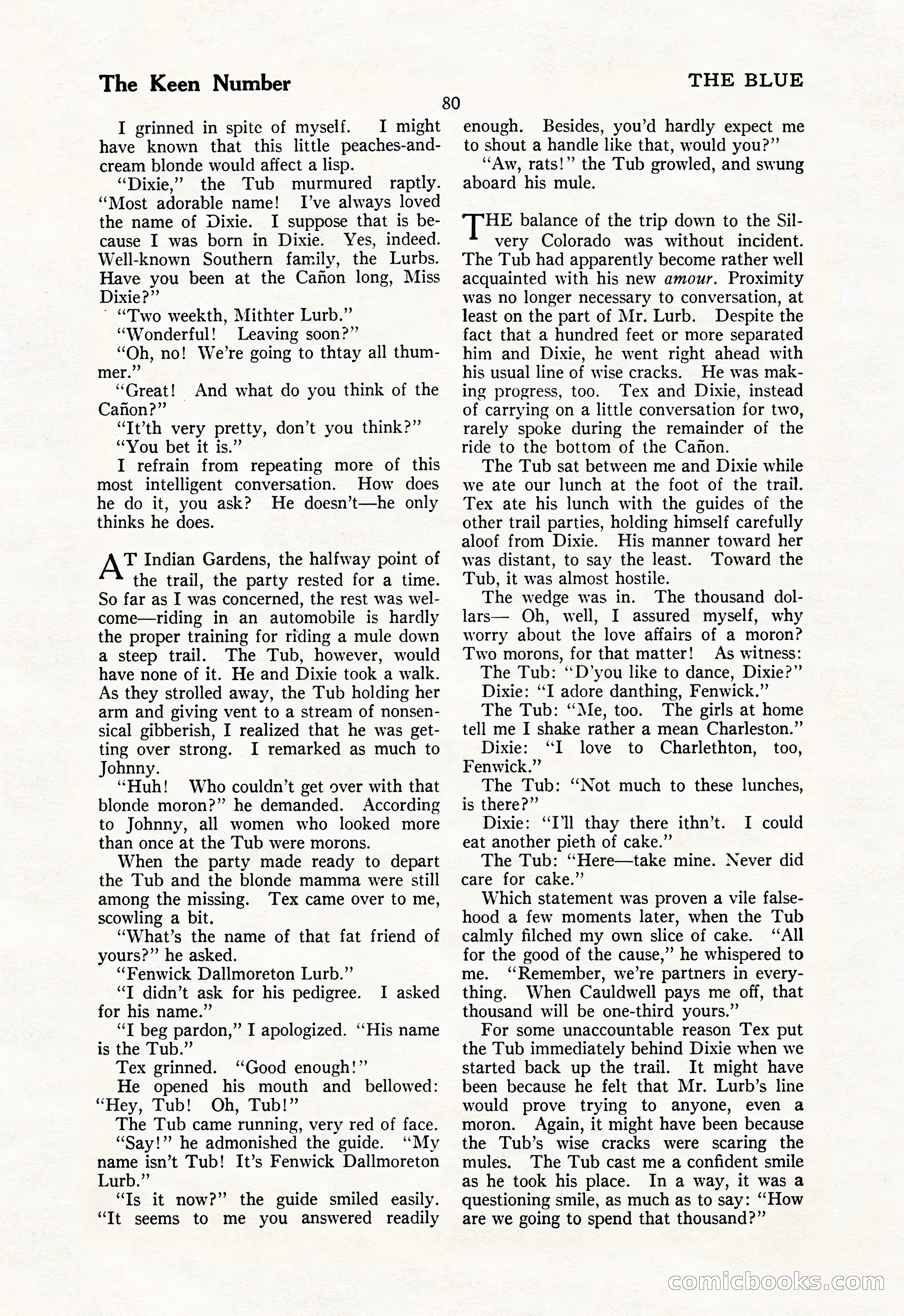The Illustrated Blue Book Magazine, May 1927 — page 82 of 208