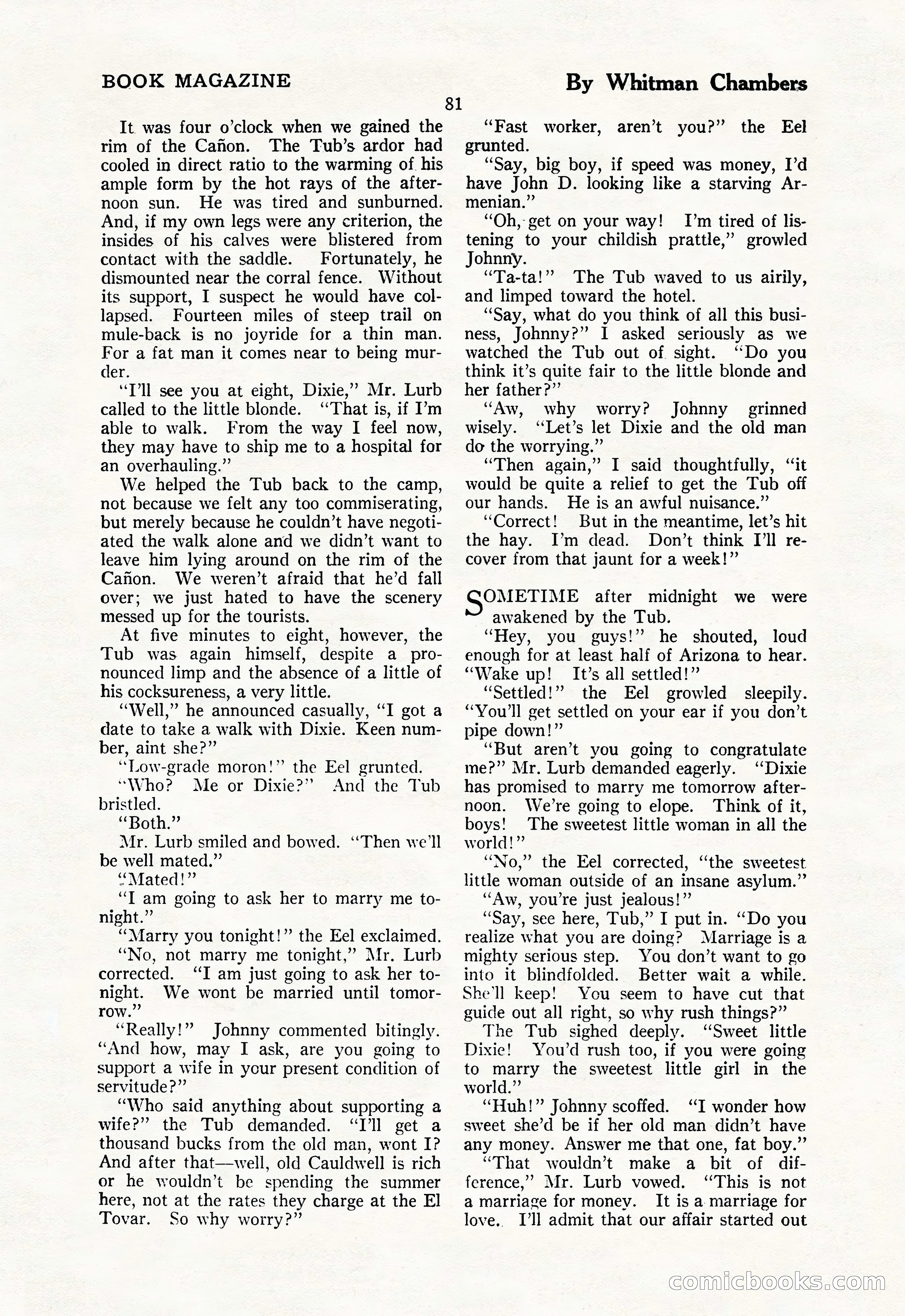 The Illustrated Blue Book Magazine, May 1927 — page 83 of 208