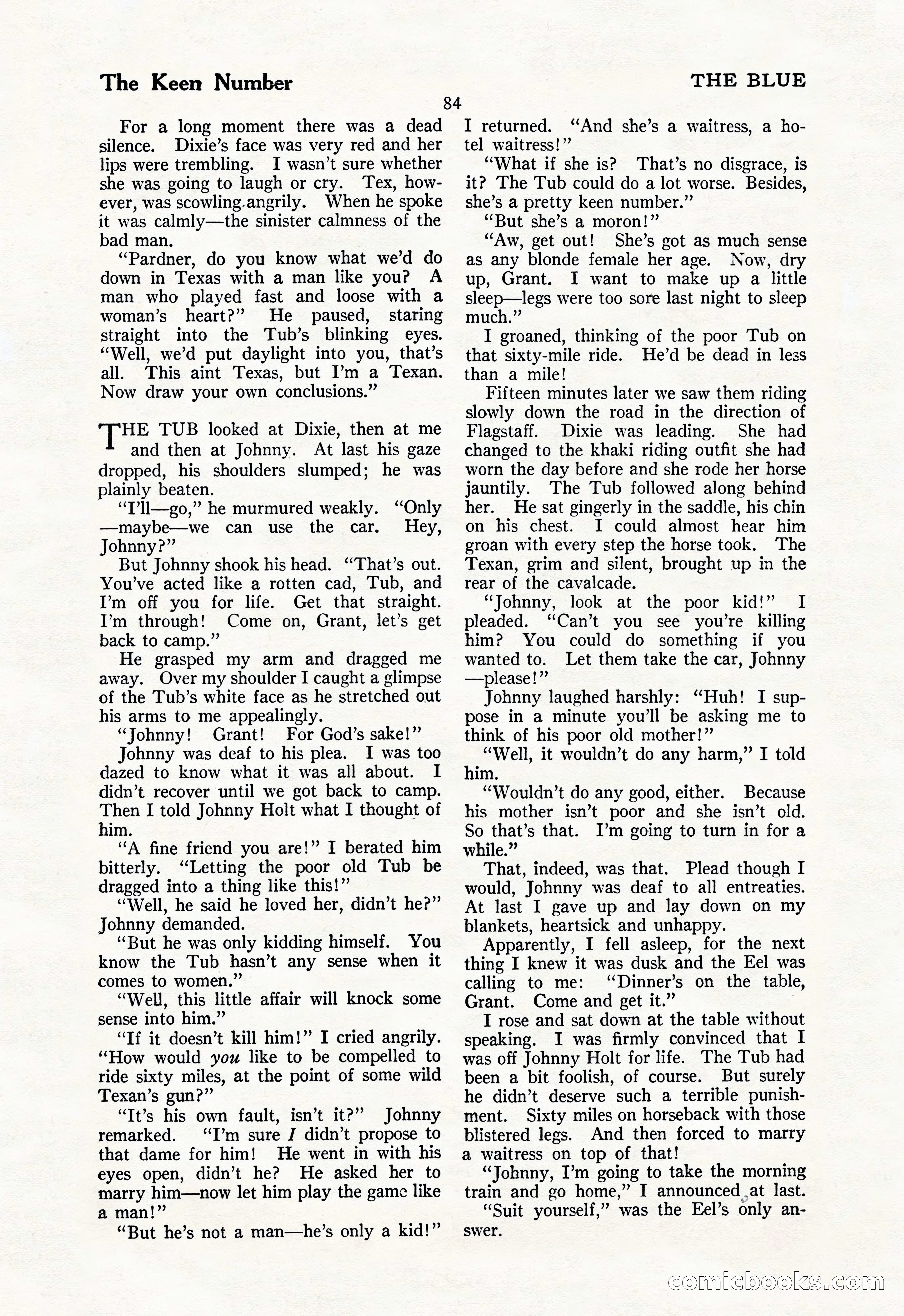 The Illustrated Blue Book Magazine, May 1927 — page 86 of 208