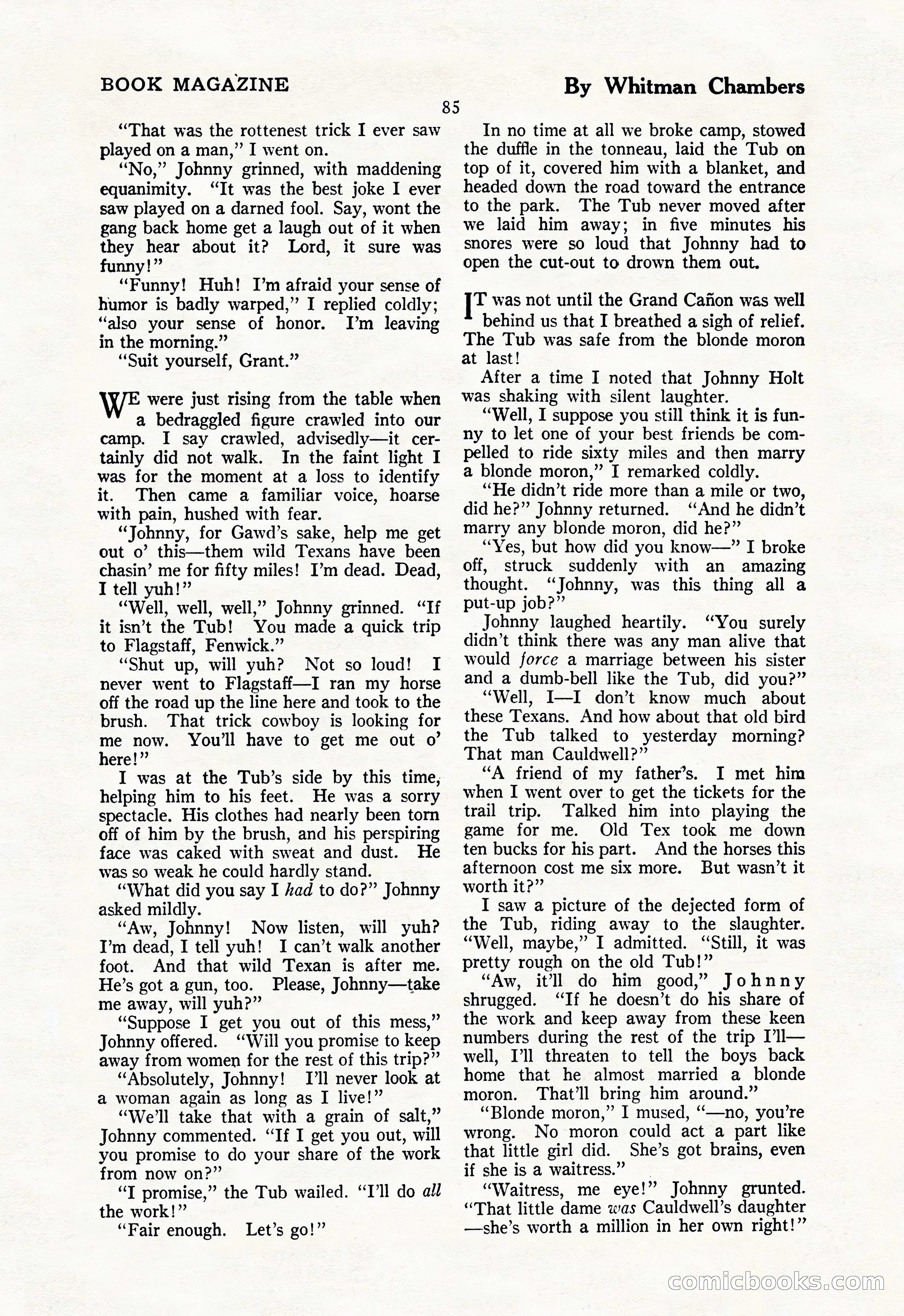 The Illustrated Blue Book Magazine, May 1927 — page 87 of 208