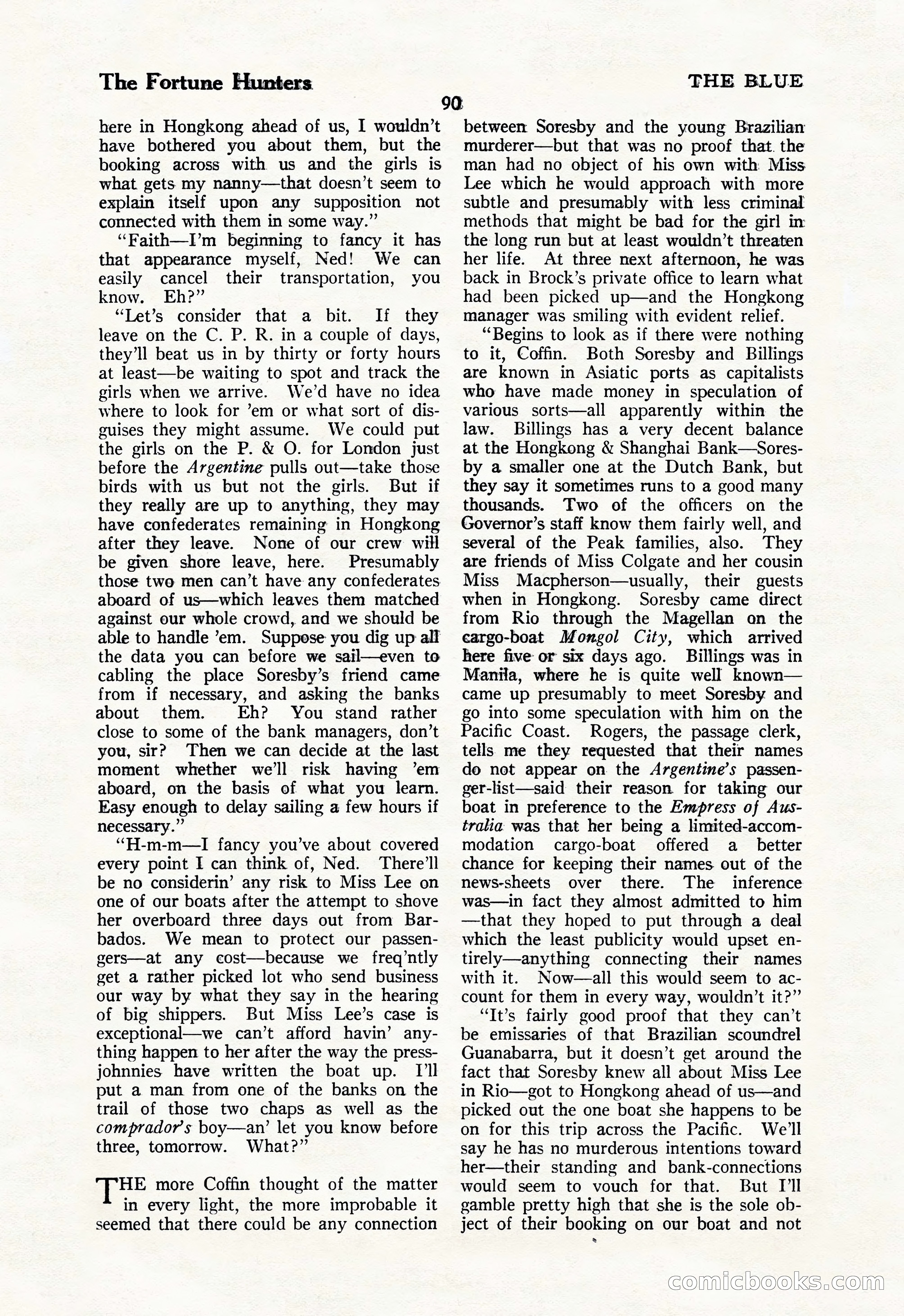 The Illustrated Blue Book Magazine, May 1927 — page 92 of 208
