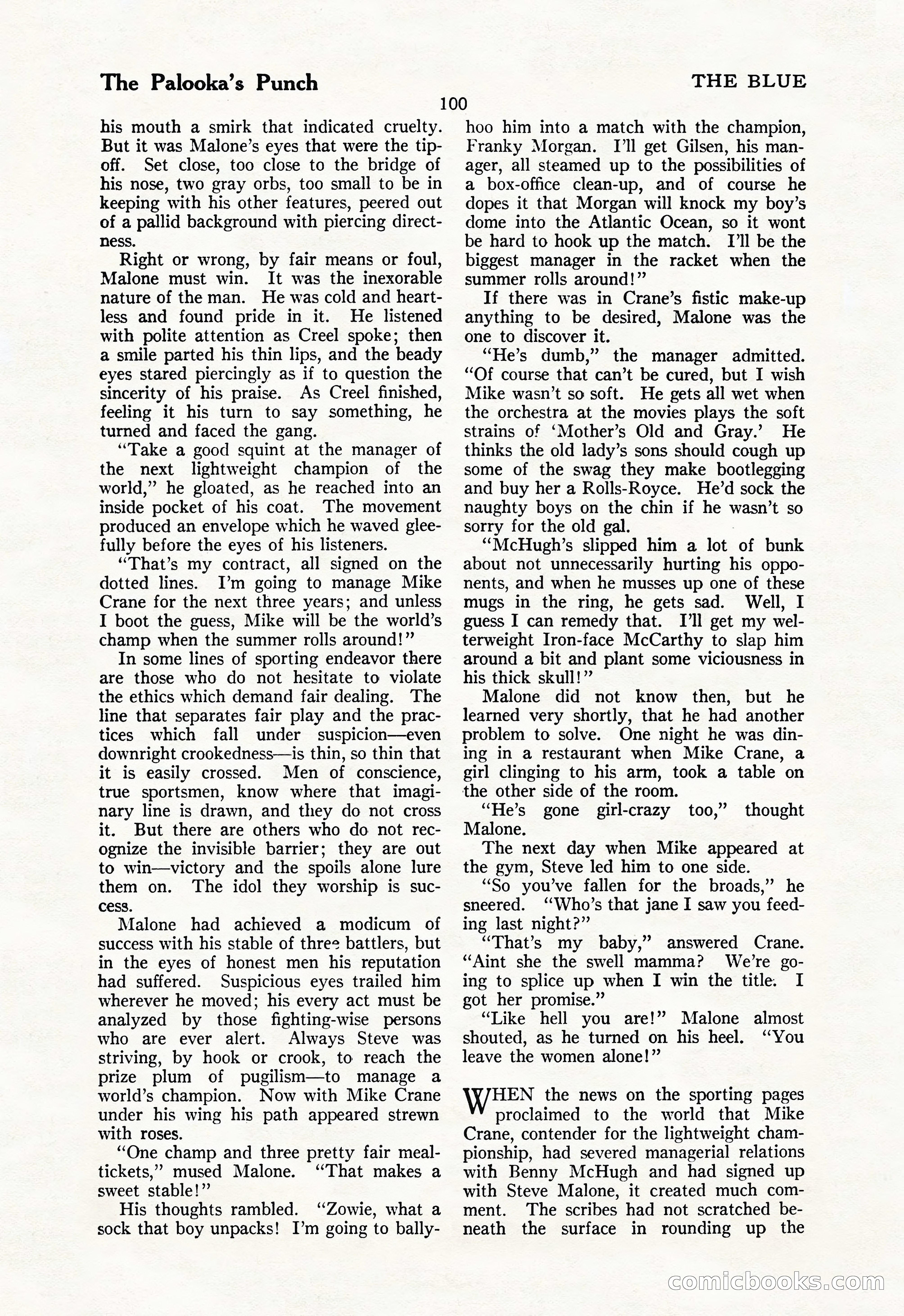 The Illustrated Blue Book Magazine, May 1927 — page 102 of 208