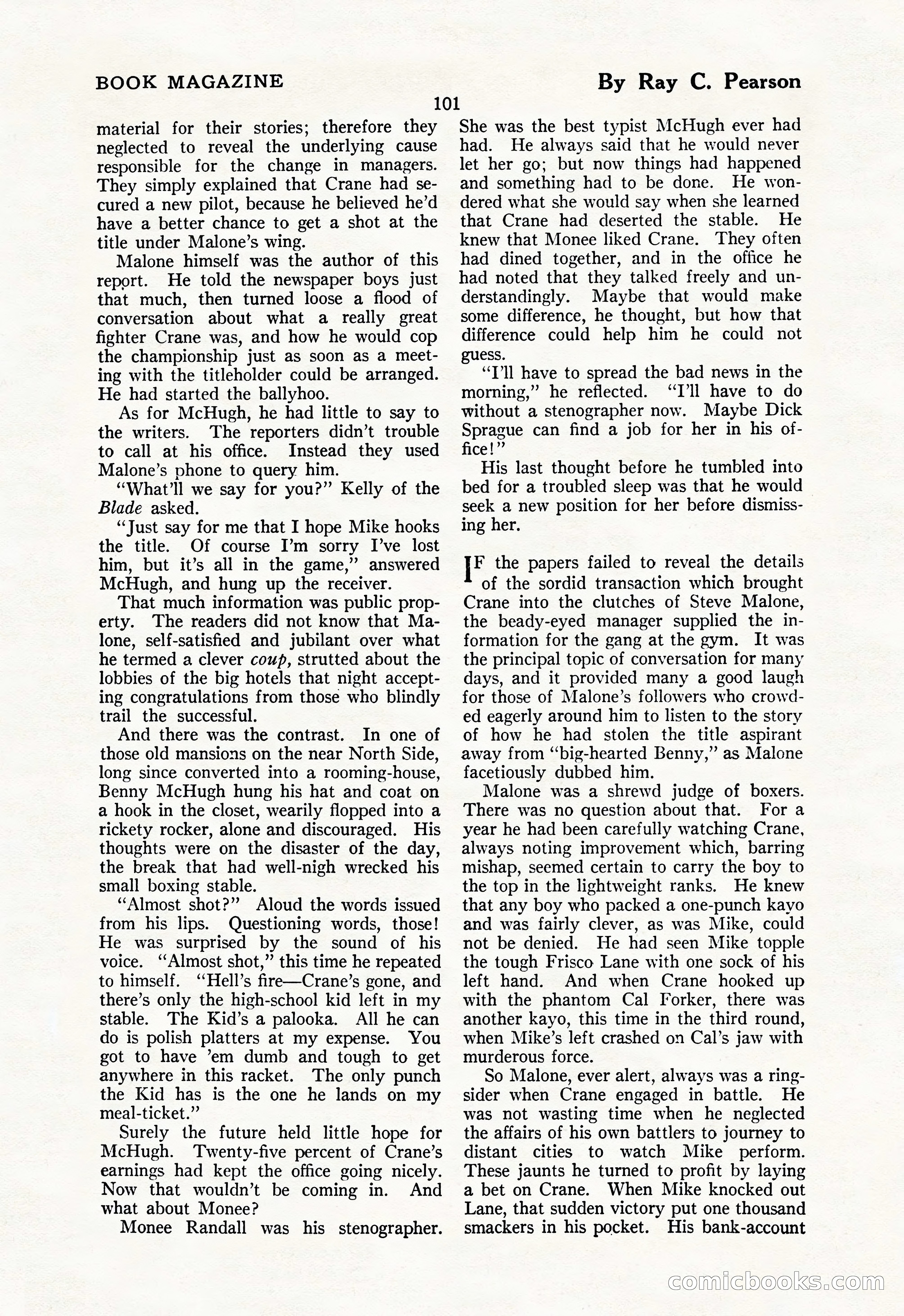 The Illustrated Blue Book Magazine, May 1927 — page 103 of 208
