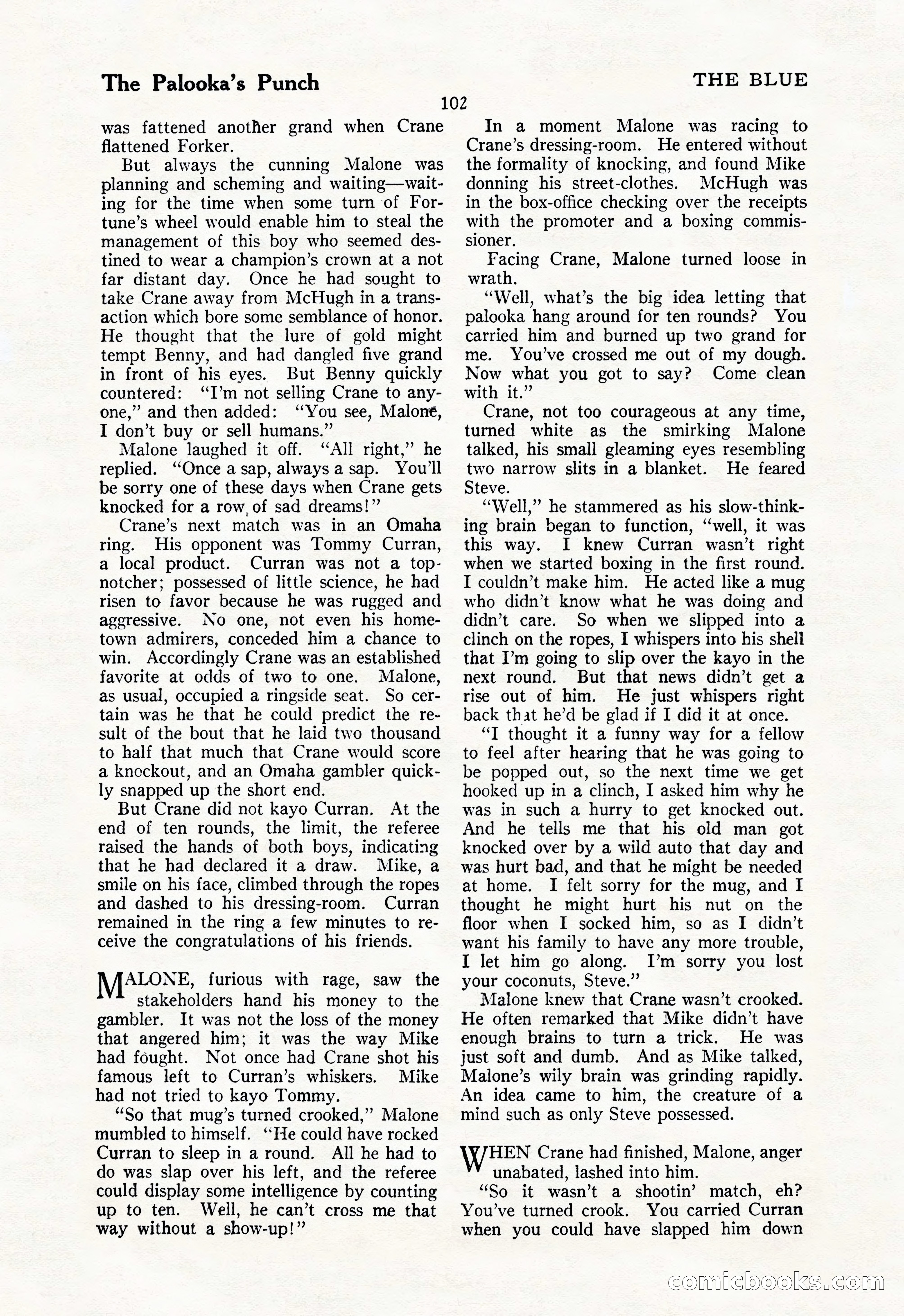 The Illustrated Blue Book Magazine, May 1927 — page 104 of 208