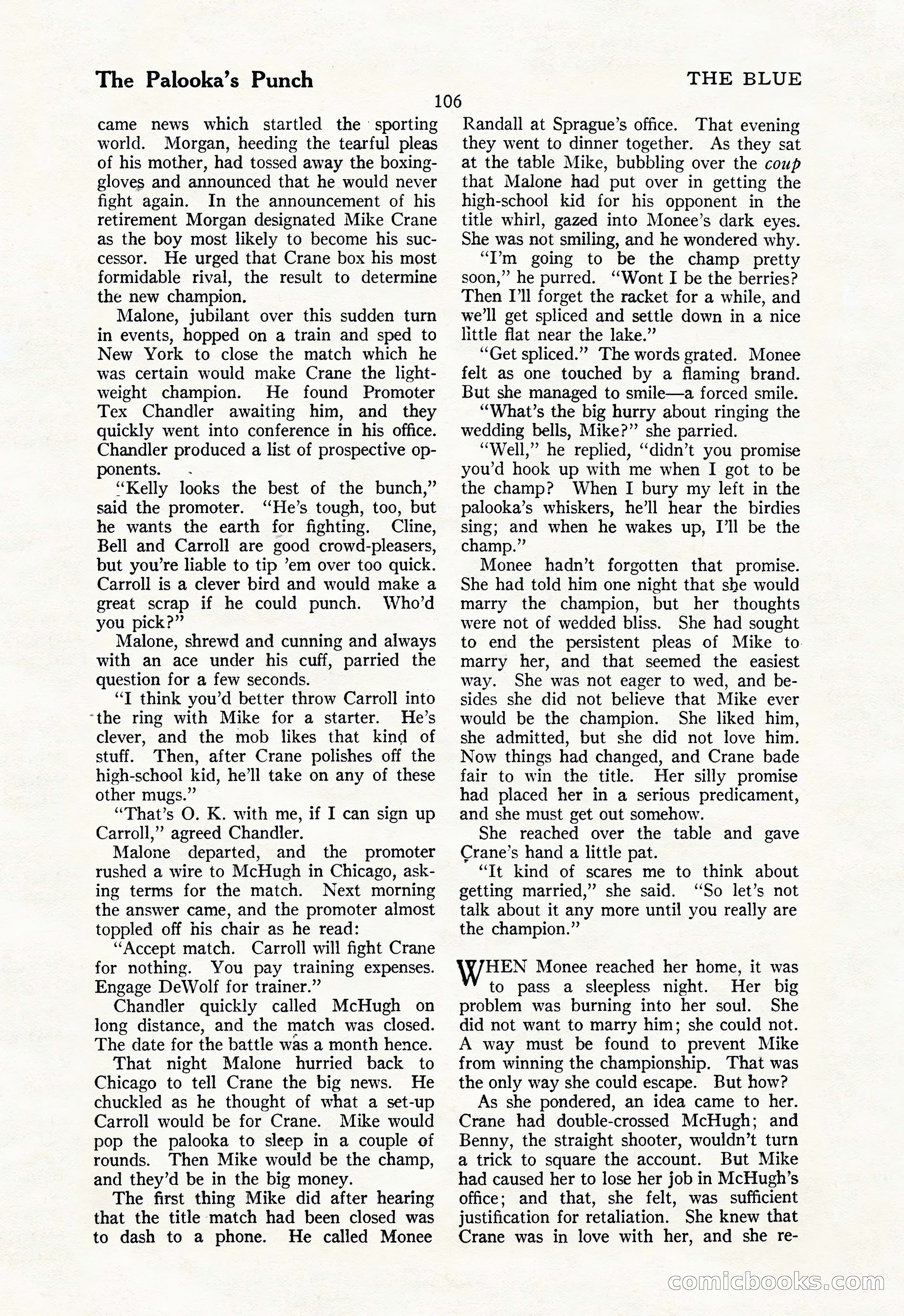 The Illustrated Blue Book Magazine, May 1927 — page 108 of 208
