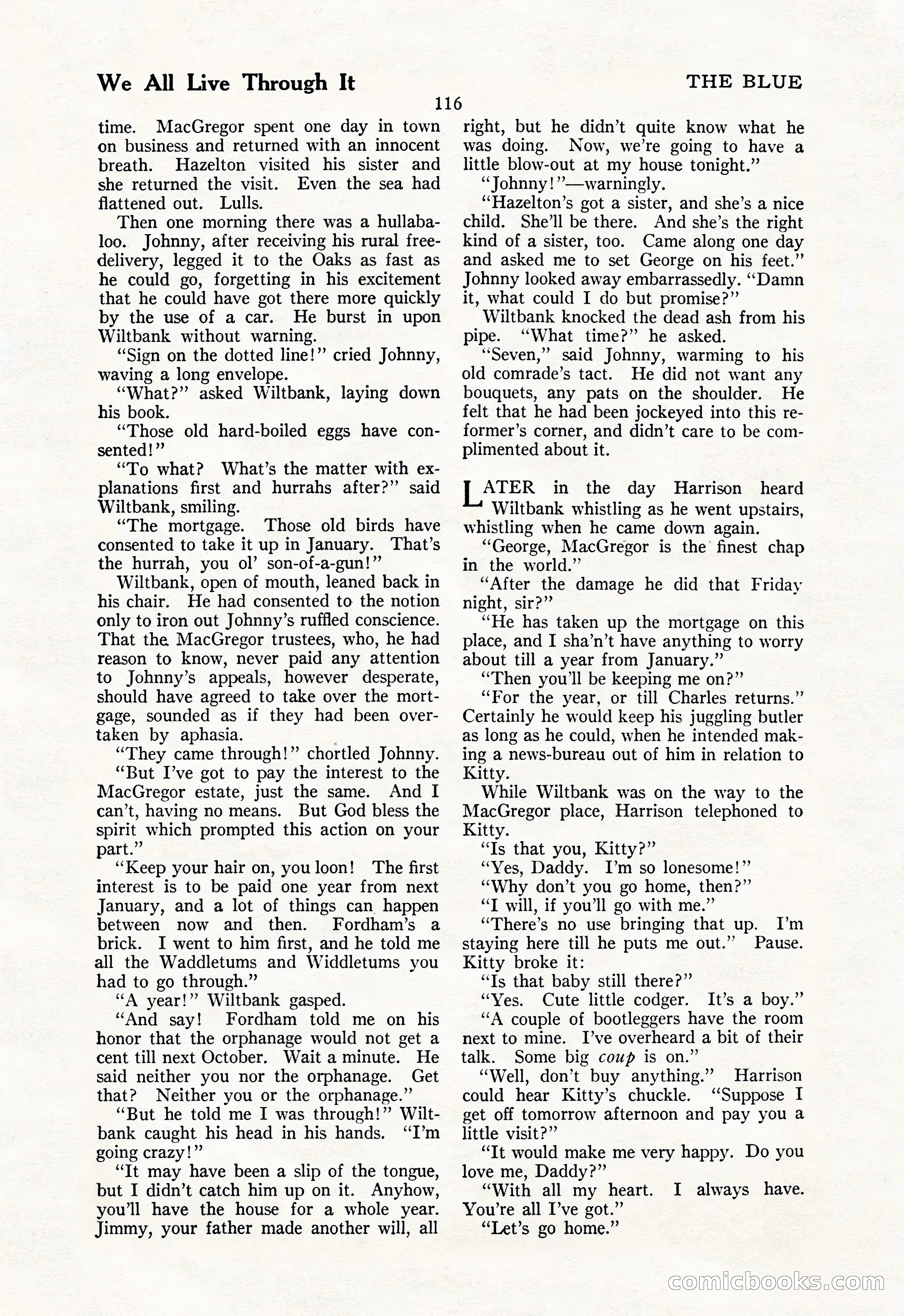 The Illustrated Blue Book Magazine, May 1927 — page 118 of 208