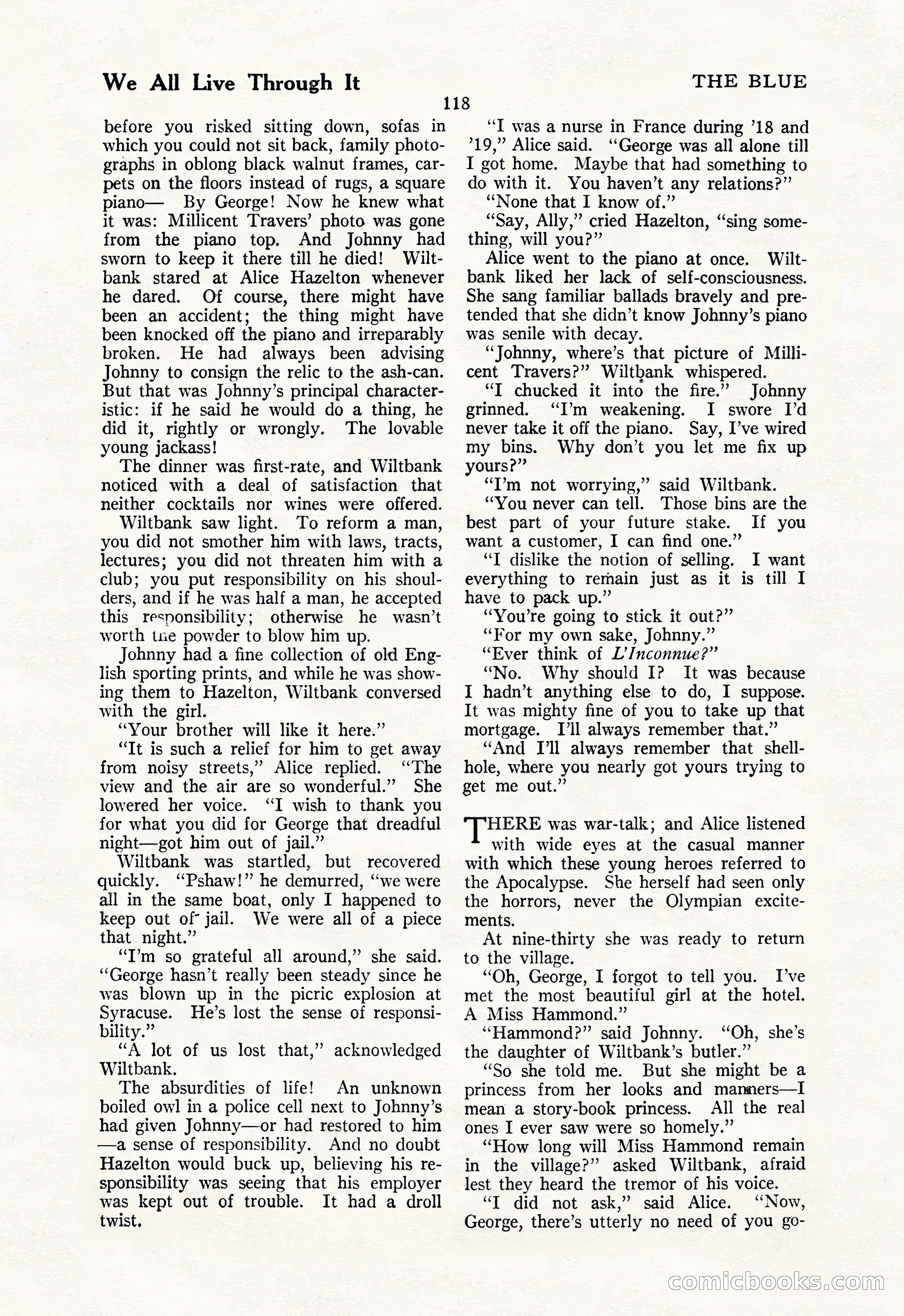 The Illustrated Blue Book Magazine, May 1927 — page 120 of 208