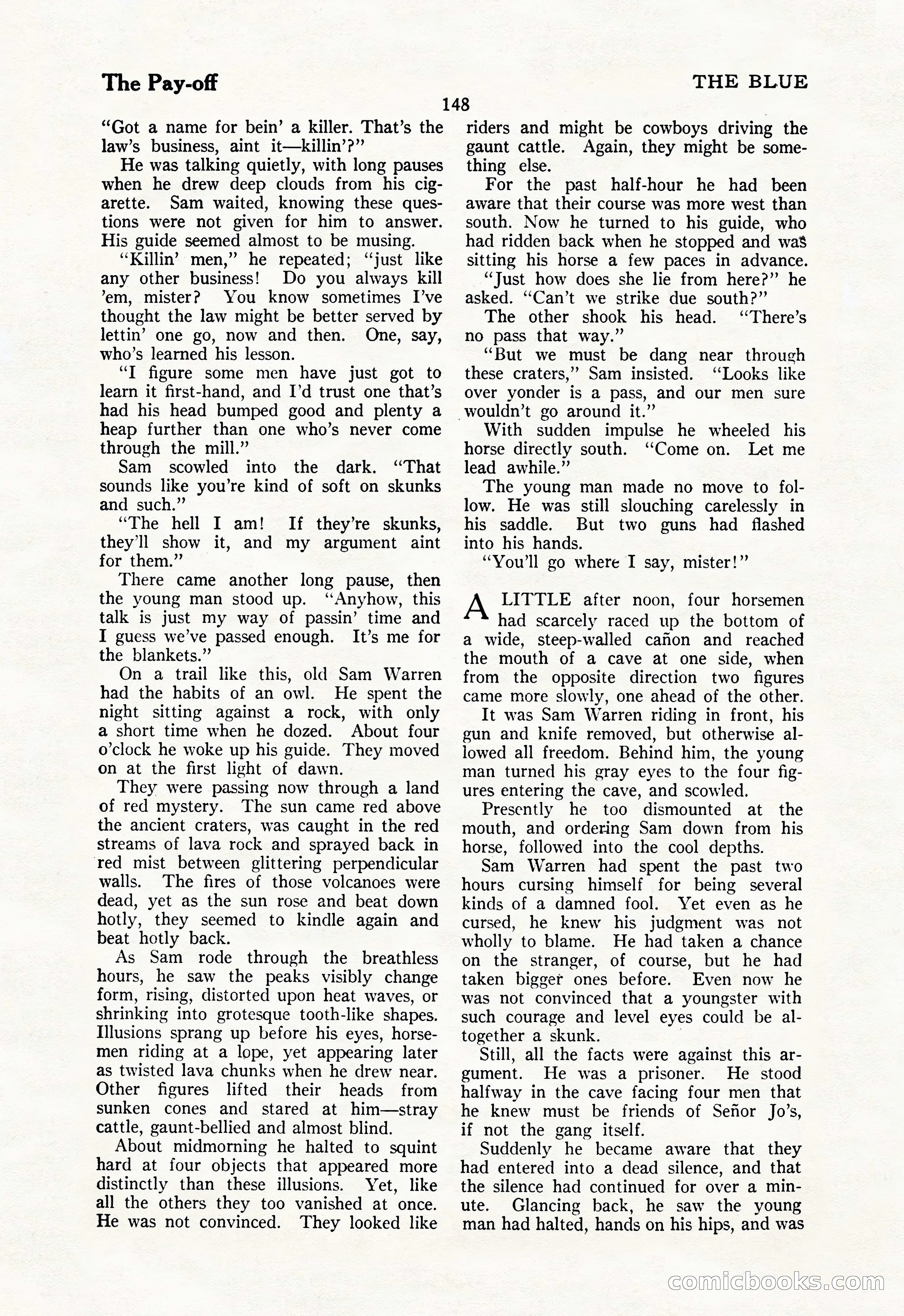 The Illustrated Blue Book Magazine, May 1927 — page 150 of 208