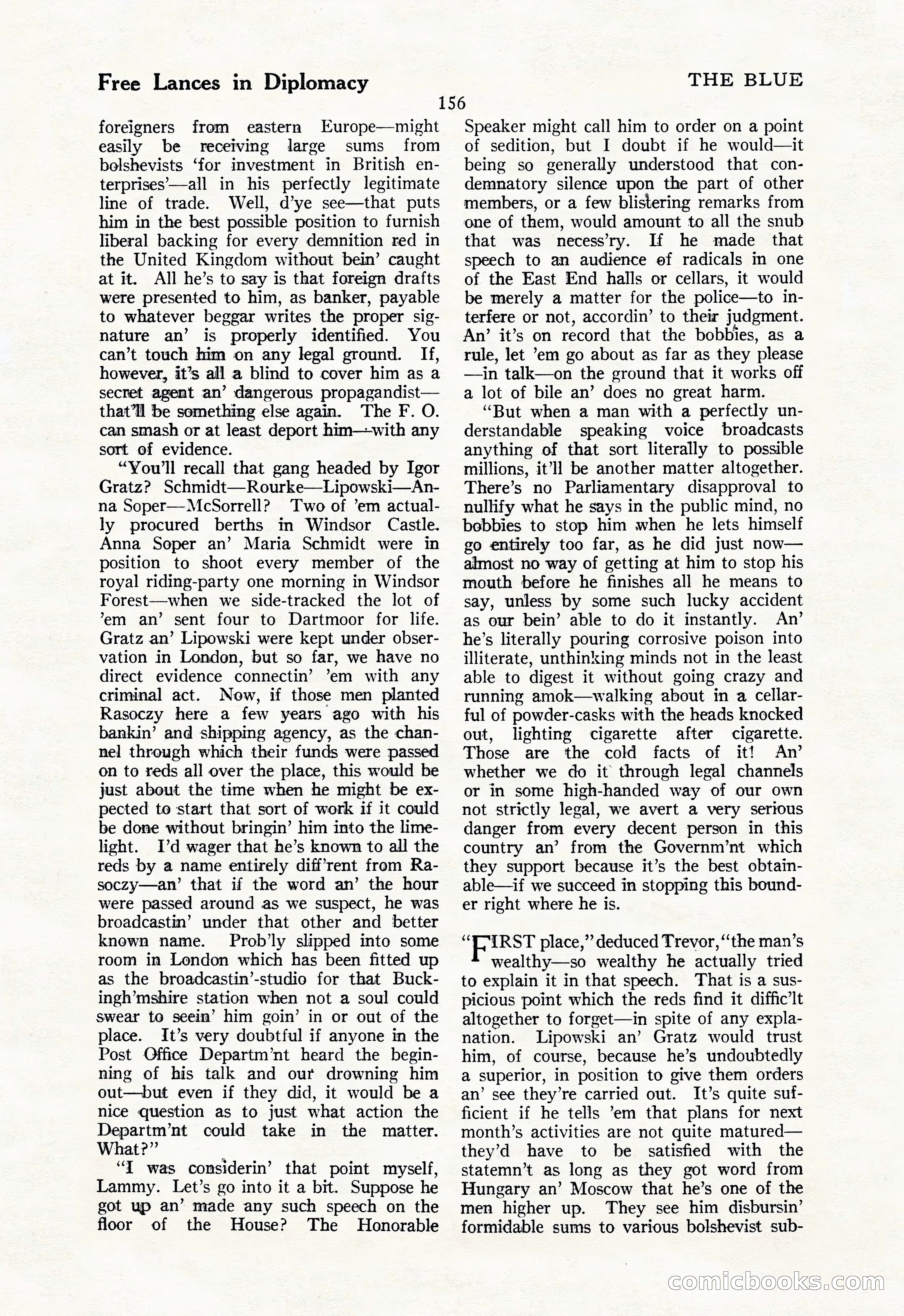 The Illustrated Blue Book Magazine, May 1927 — page 158 of 208