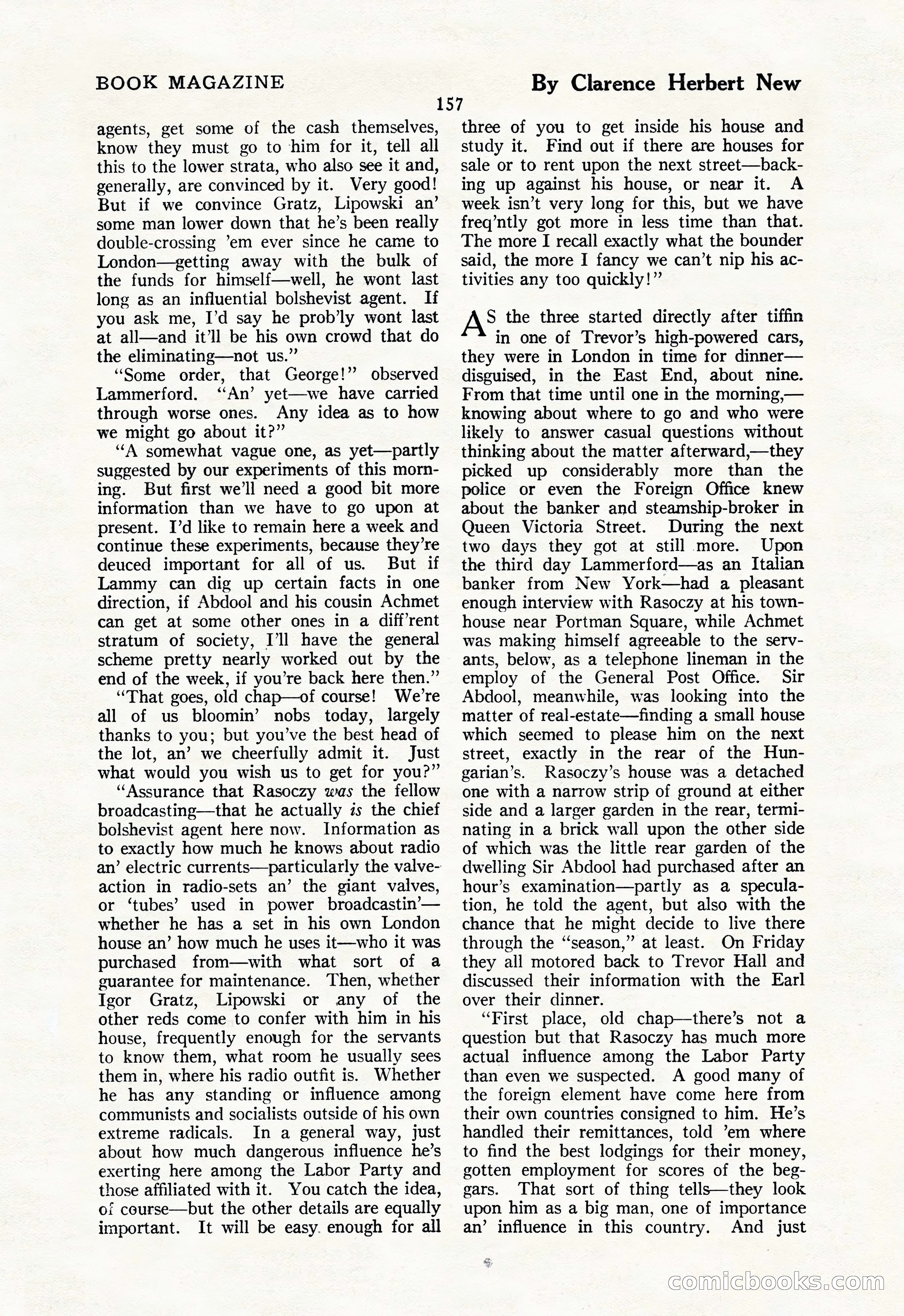 The Illustrated Blue Book Magazine, May 1927 — page 159 of 208