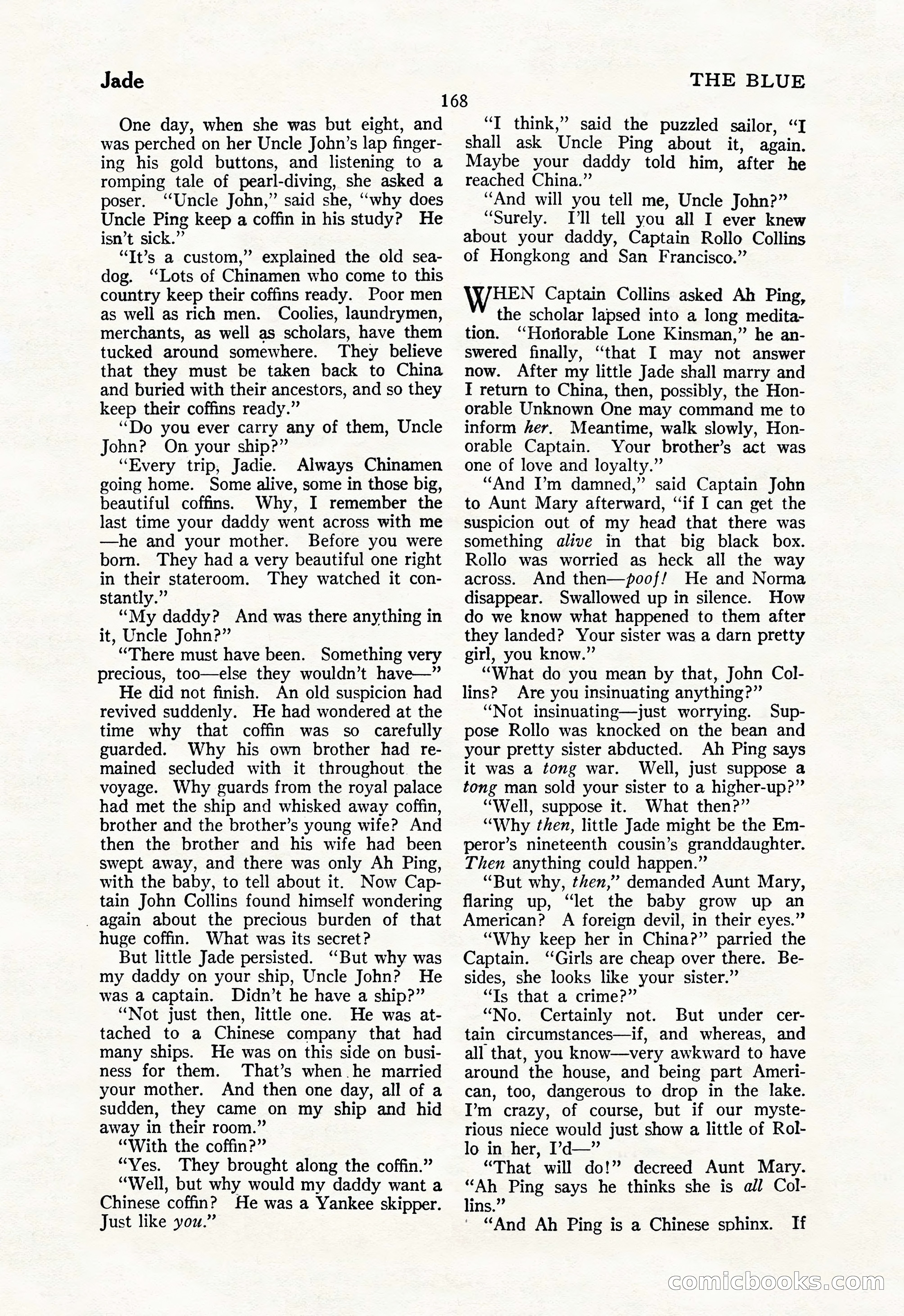The Illustrated Blue Book Magazine, May 1927 — page 170 of 208