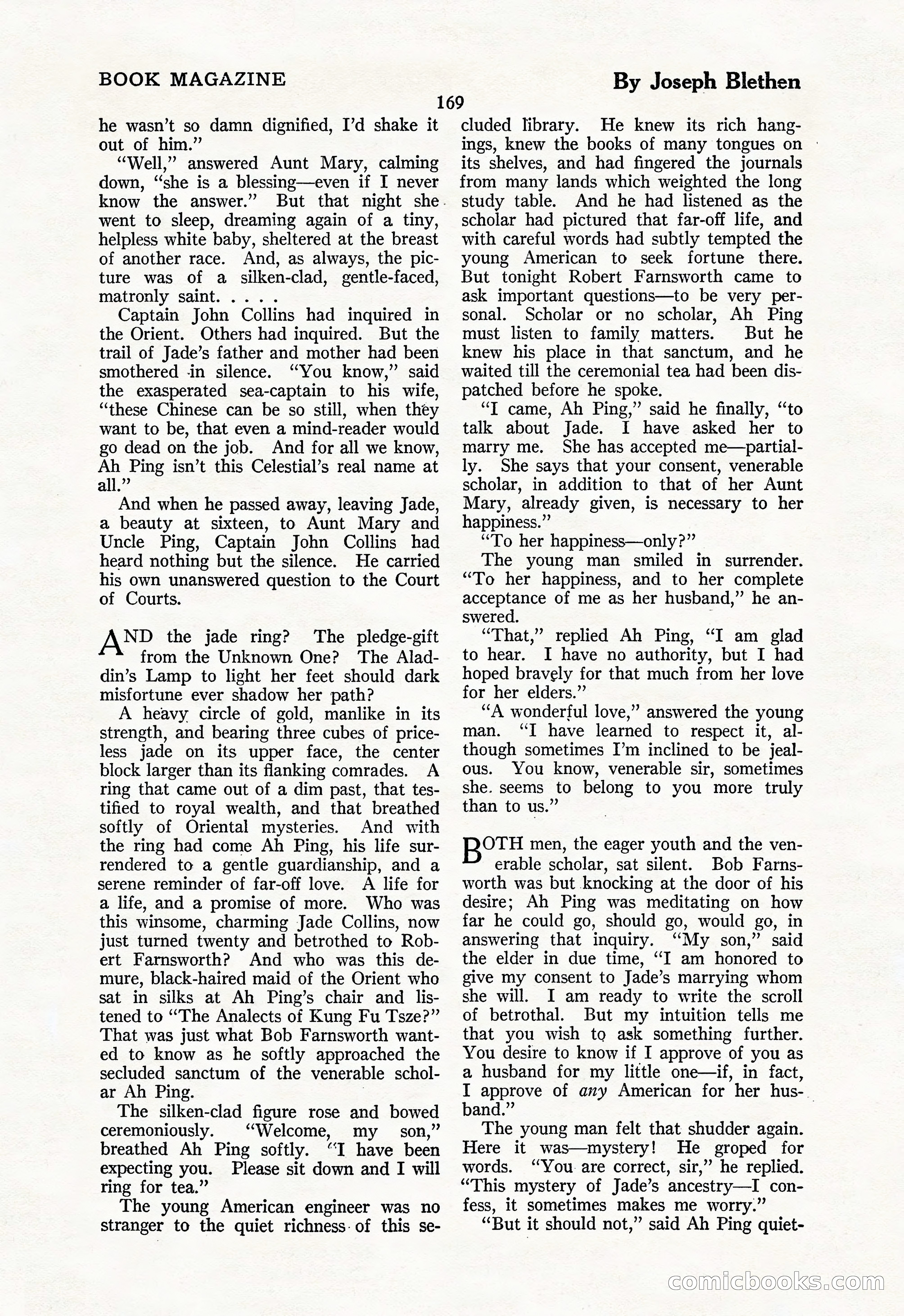 The Illustrated Blue Book Magazine, May 1927 — page 171 of 208