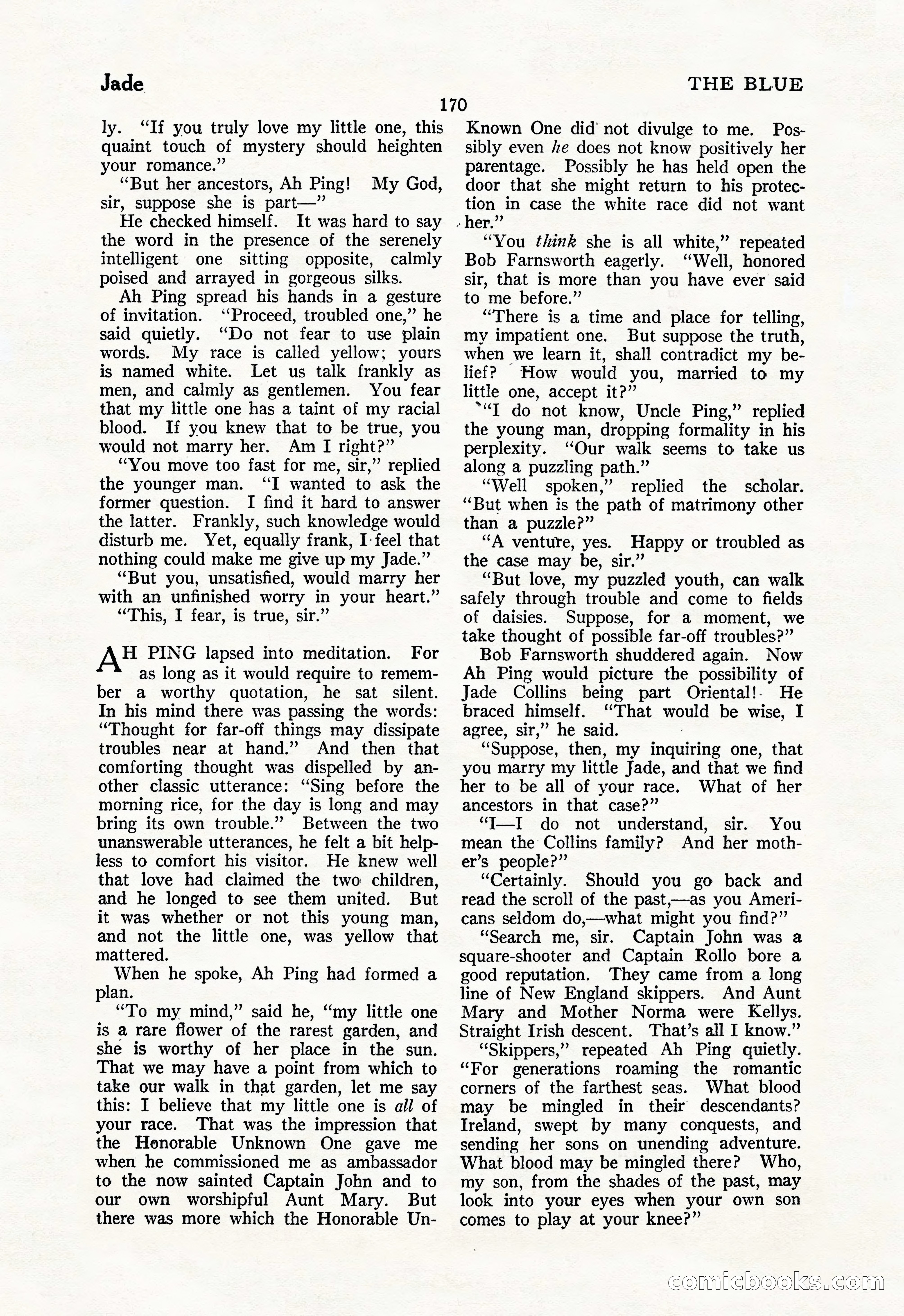 The Illustrated Blue Book Magazine, May 1927 — page 172 of 208