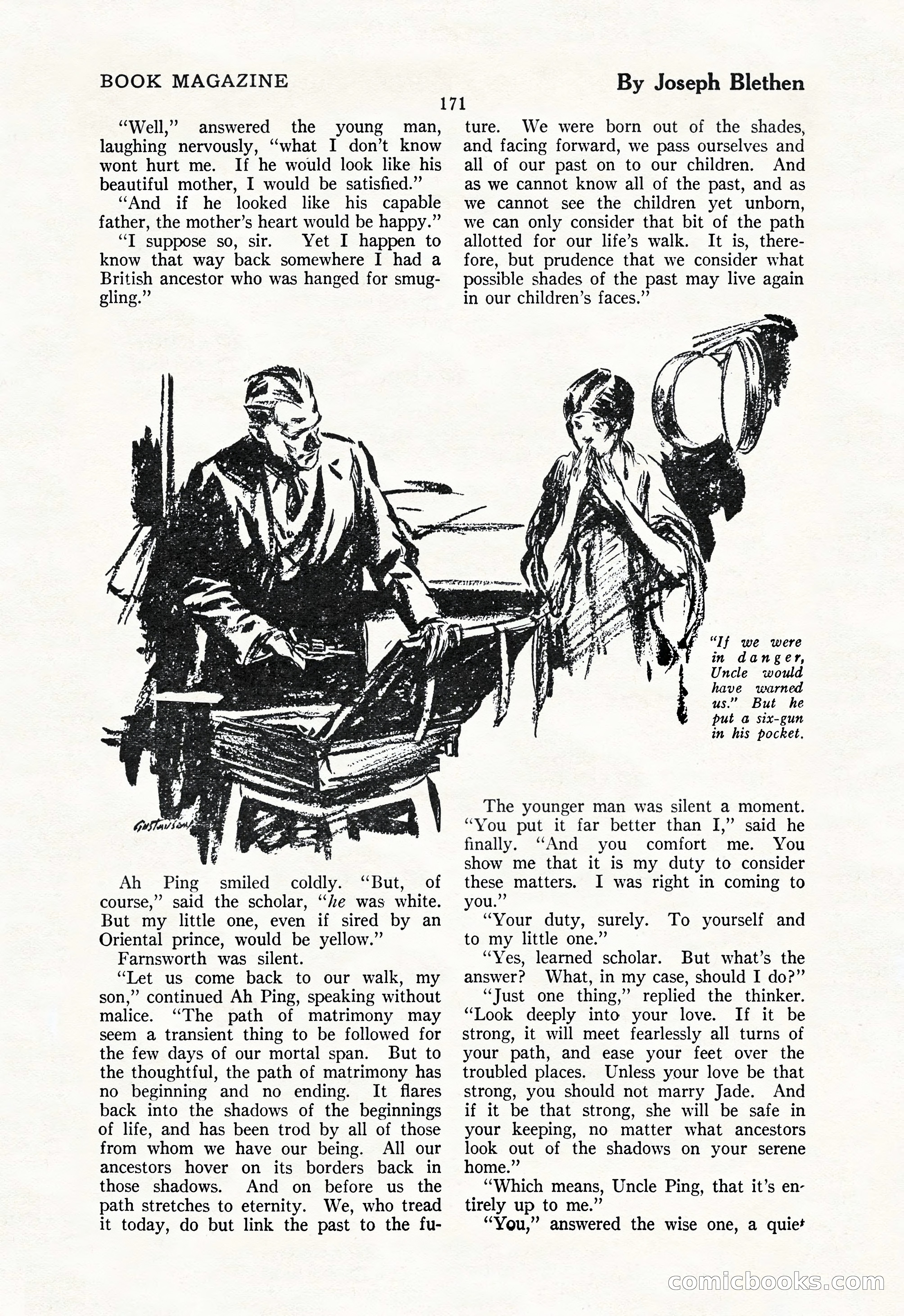 The Illustrated Blue Book Magazine, May 1927 — page 173 of 208