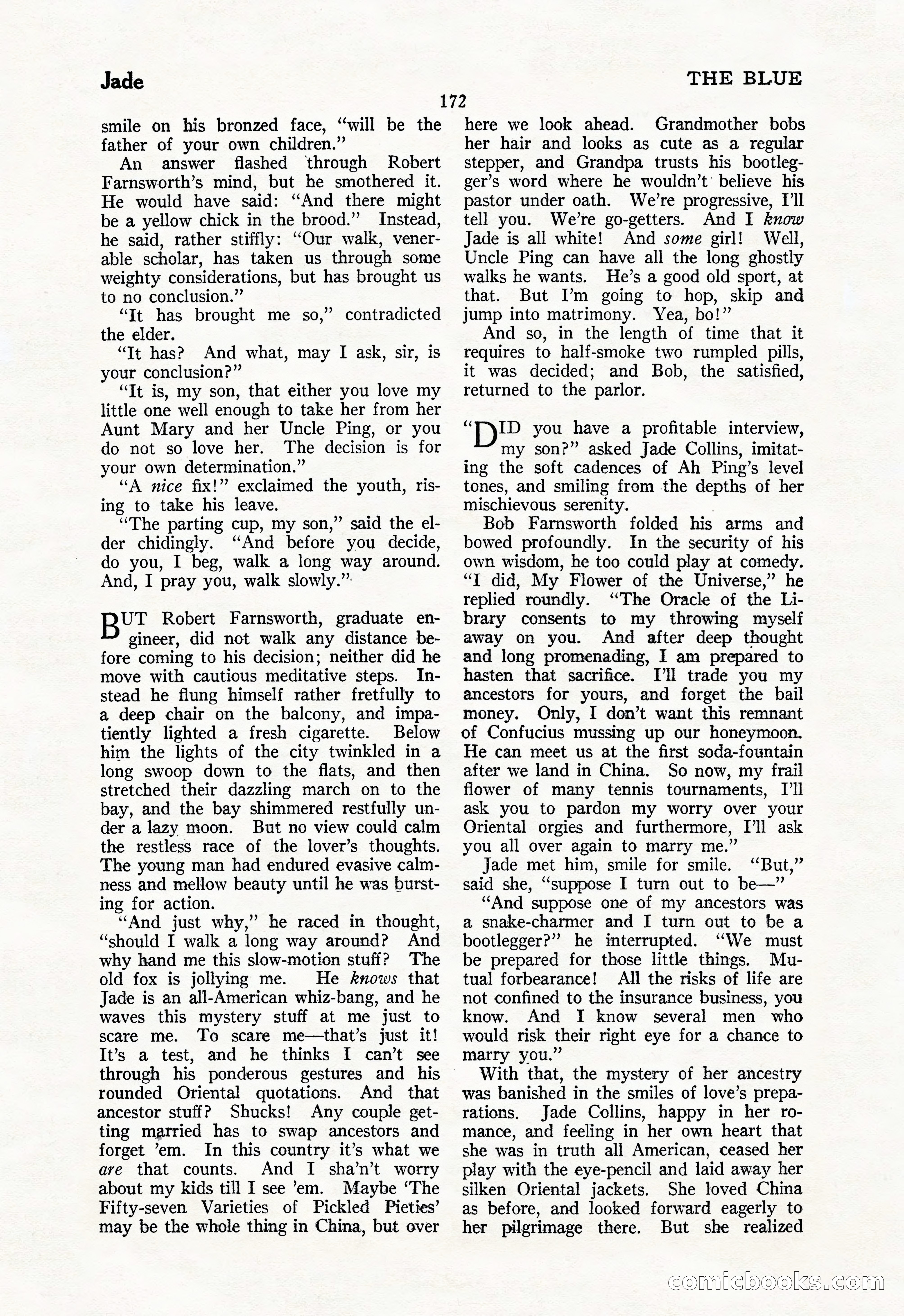 The Illustrated Blue Book Magazine, May 1927 — page 174 of 208