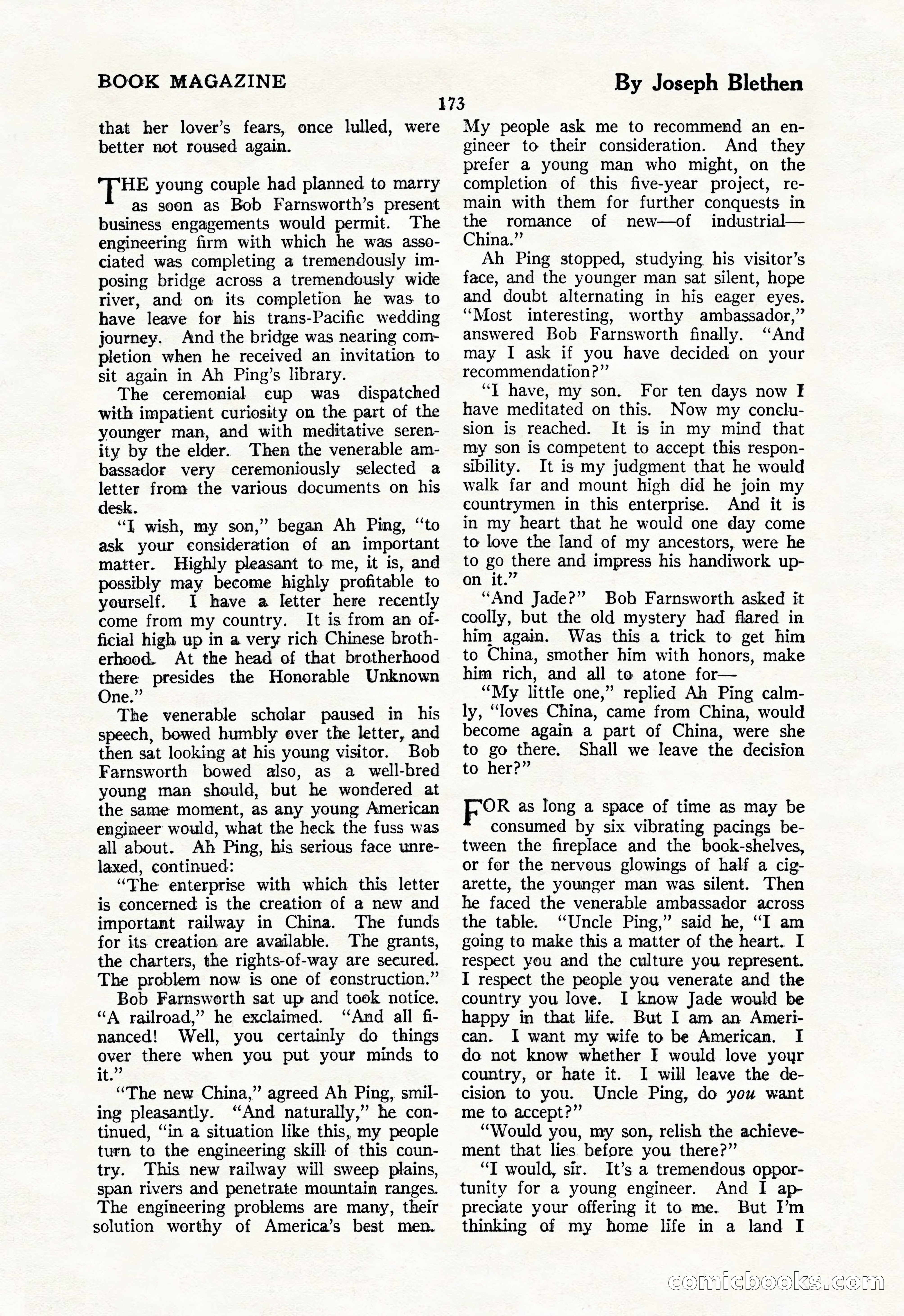 The Illustrated Blue Book Magazine, May 1927 — page 175 of 208