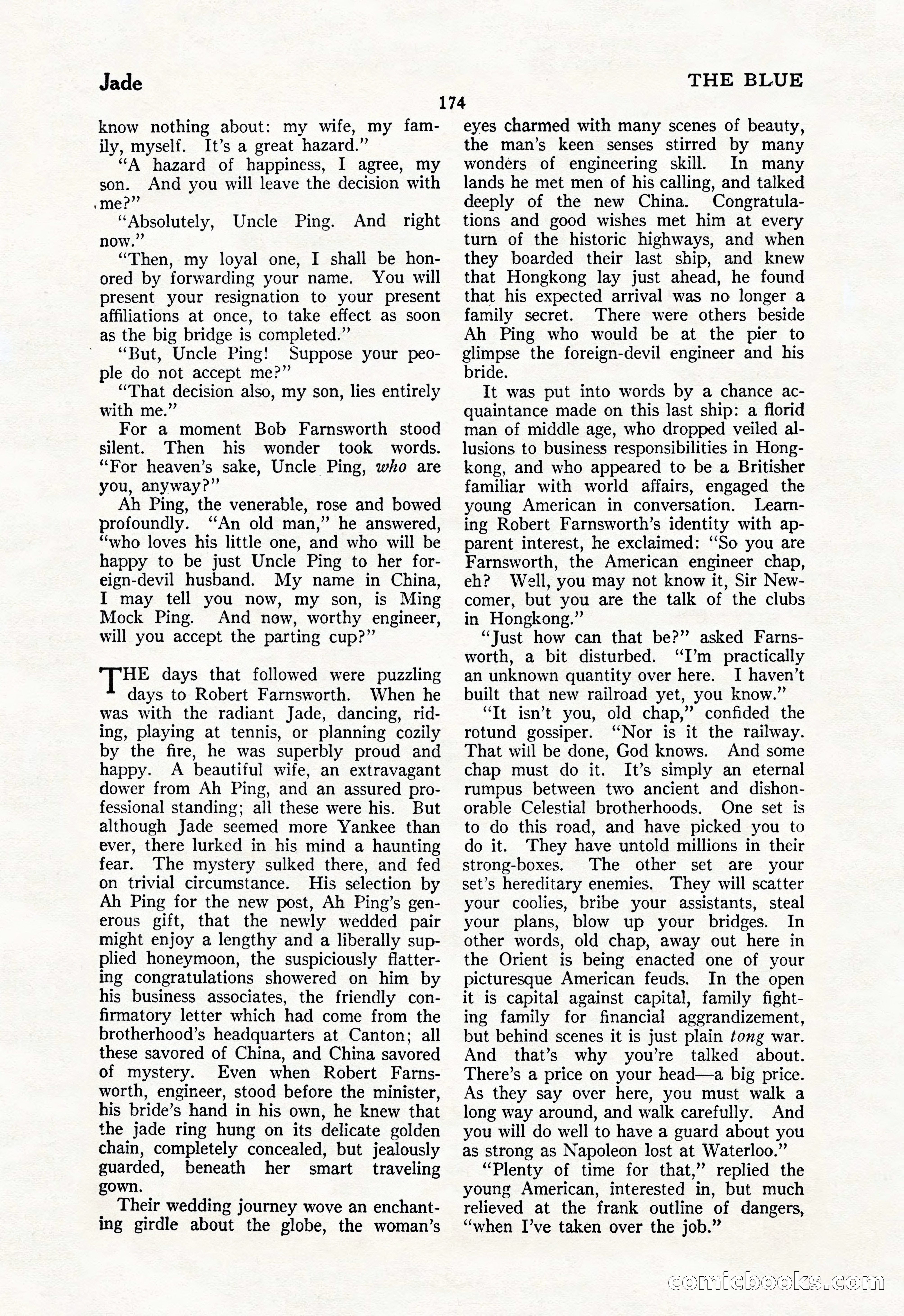 The Illustrated Blue Book Magazine, May 1927 — page 176 of 208
