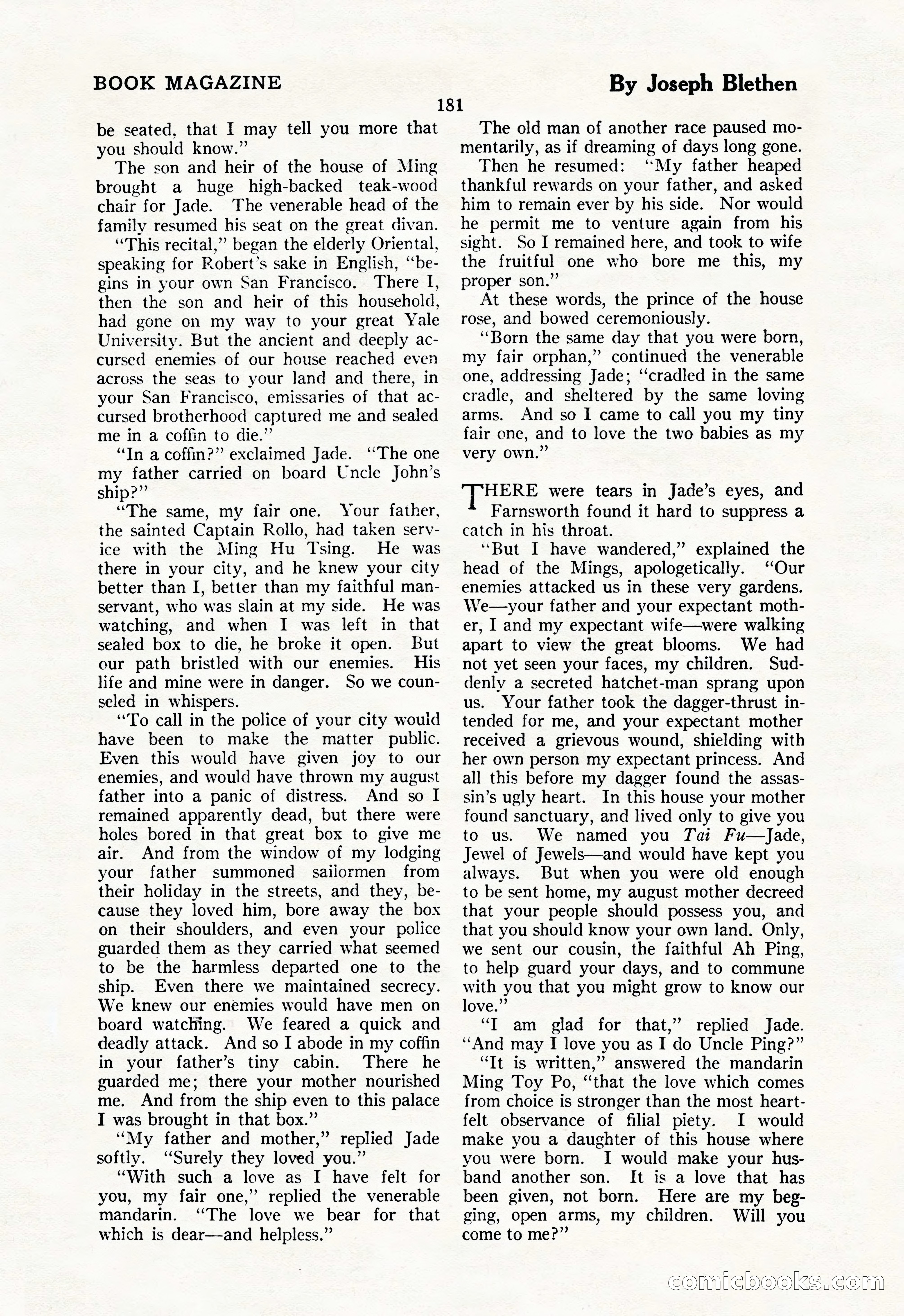 The Illustrated Blue Book Magazine, May 1927 — page 183 of 208