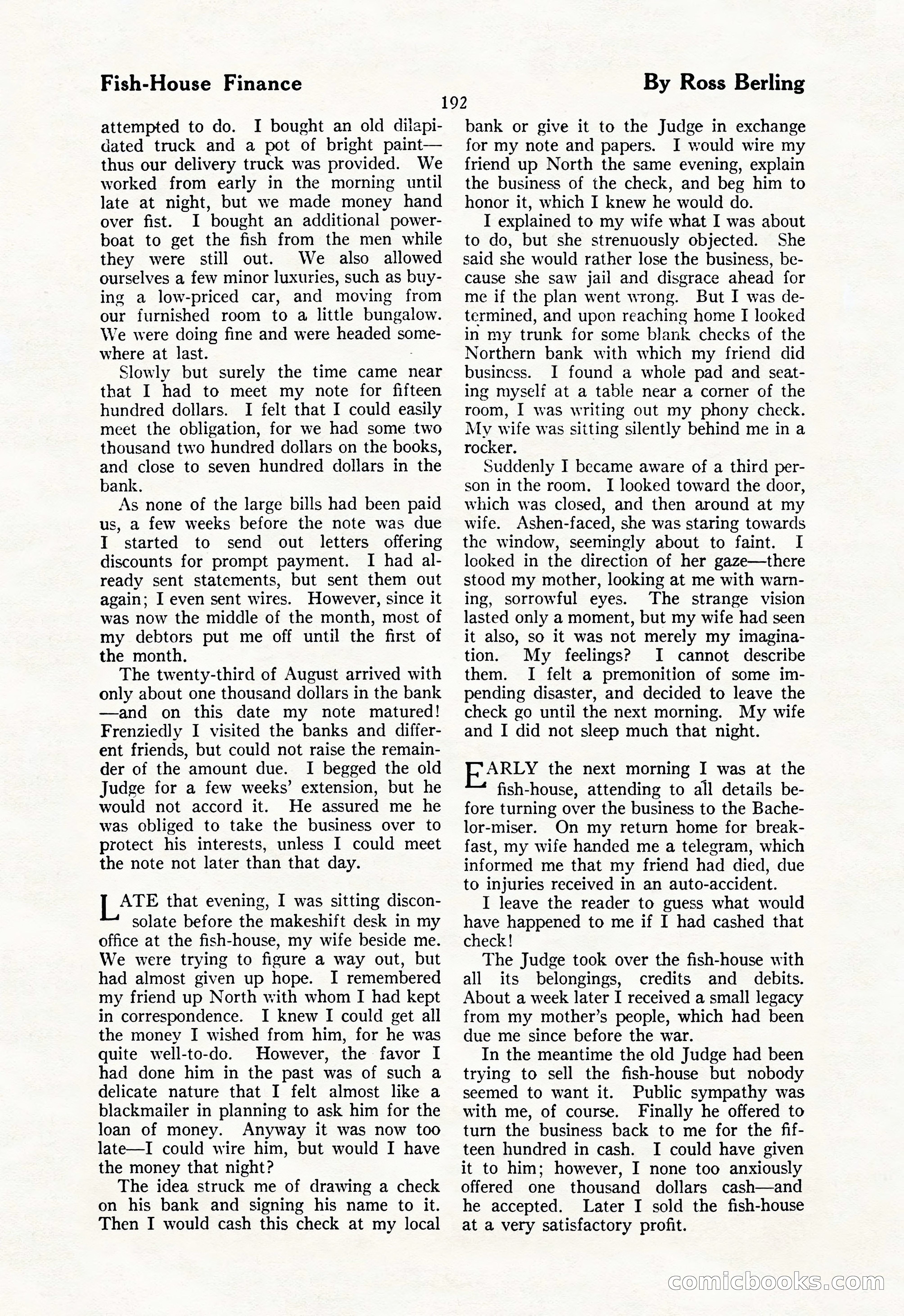 The Illustrated Blue Book Magazine, May 1927 — page 194 of 208