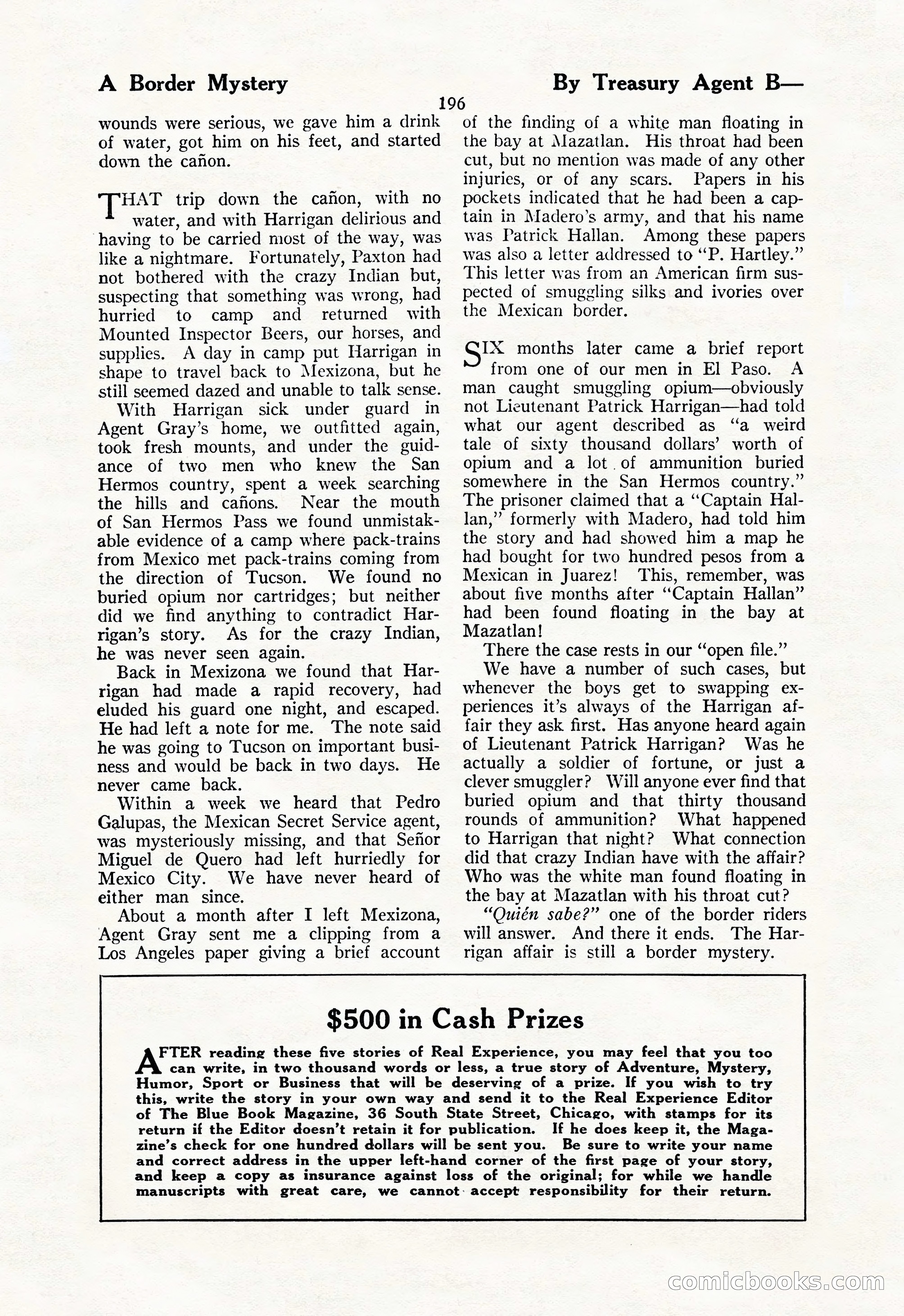 The Illustrated Blue Book Magazine, May 1927 — page 198 of 208