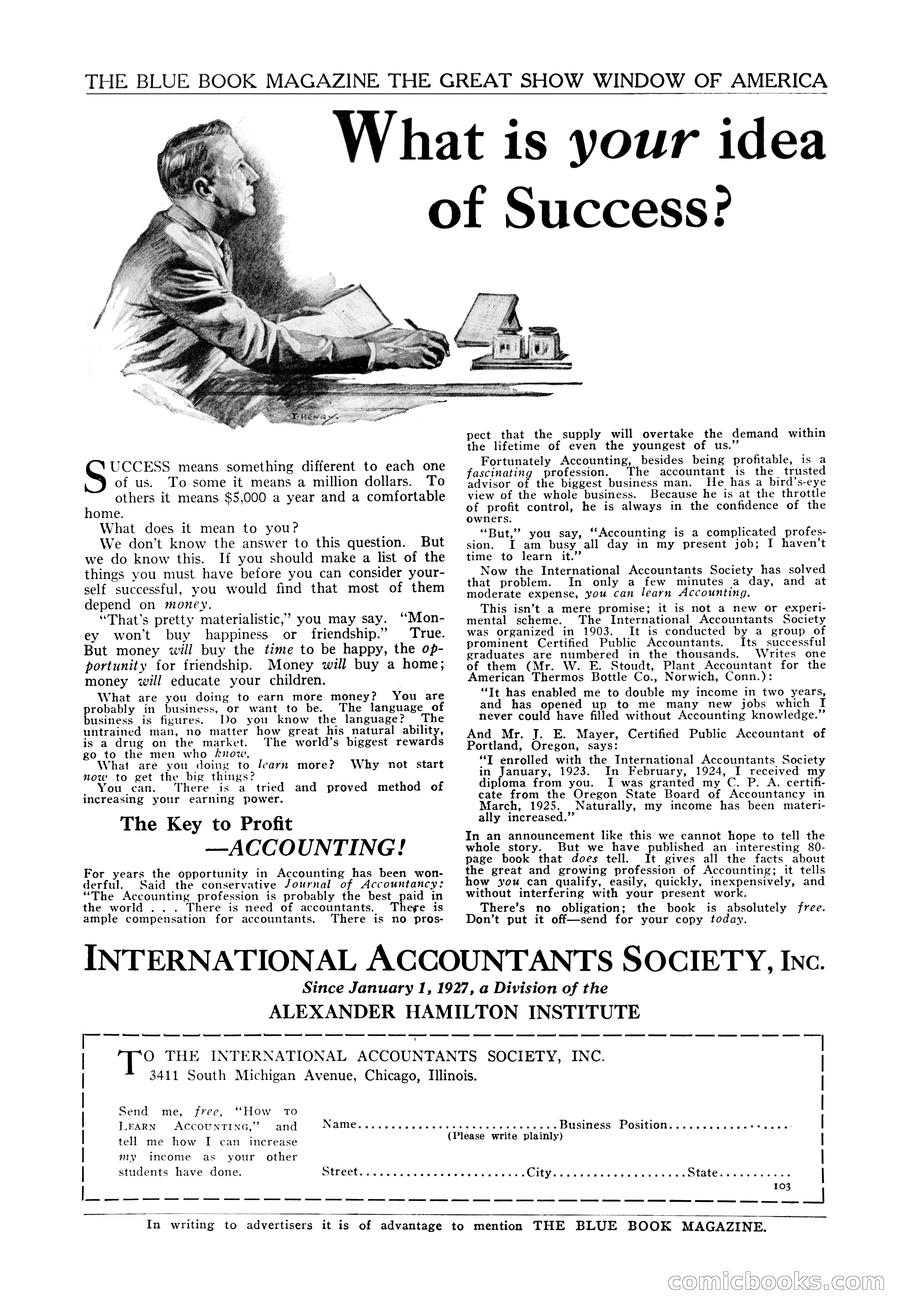 The Illustrated Blue Book Magazine, May 1927 — page 201 of 208