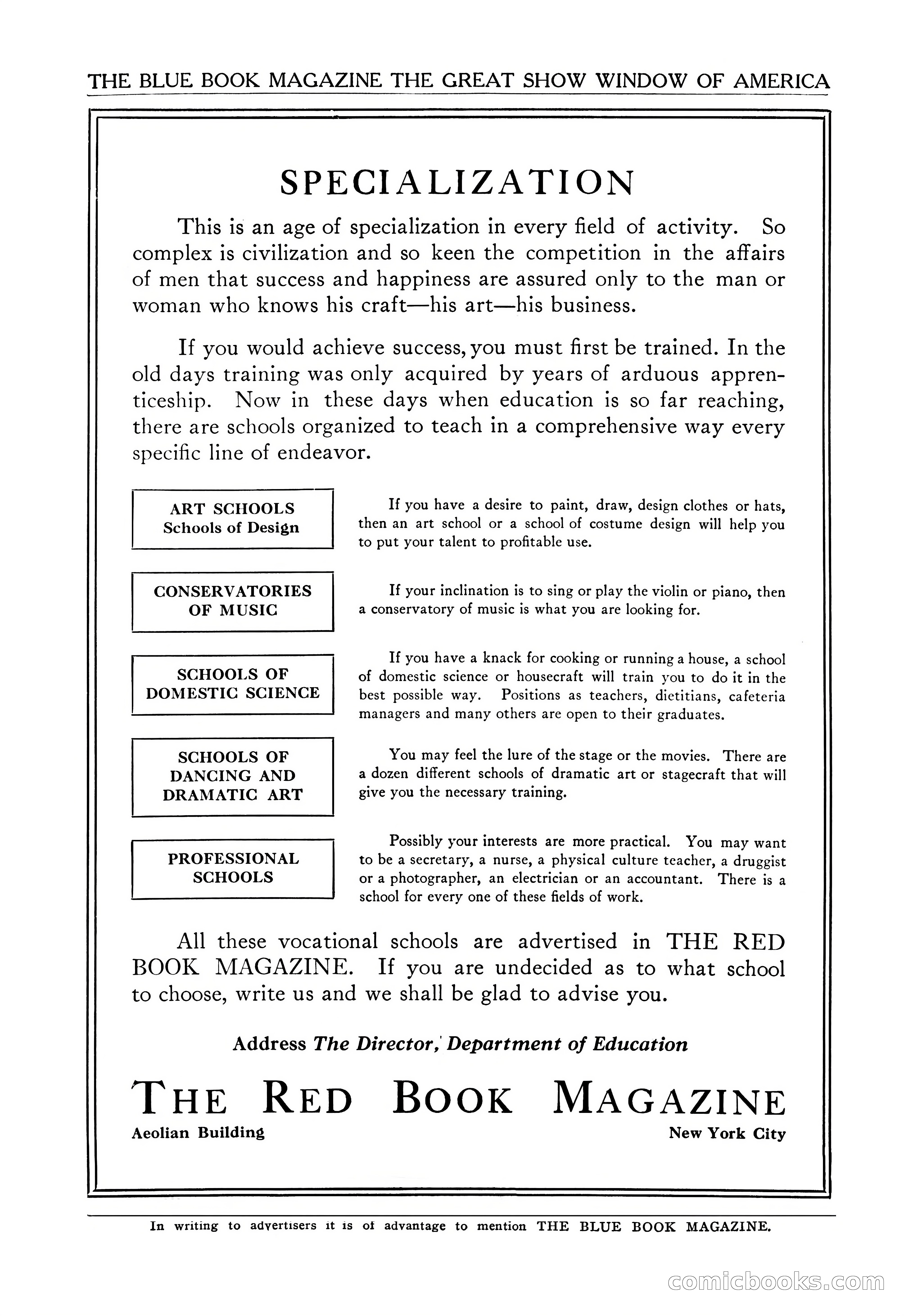 The Illustrated Blue Book Magazine, May 1927 — page 204 of 208