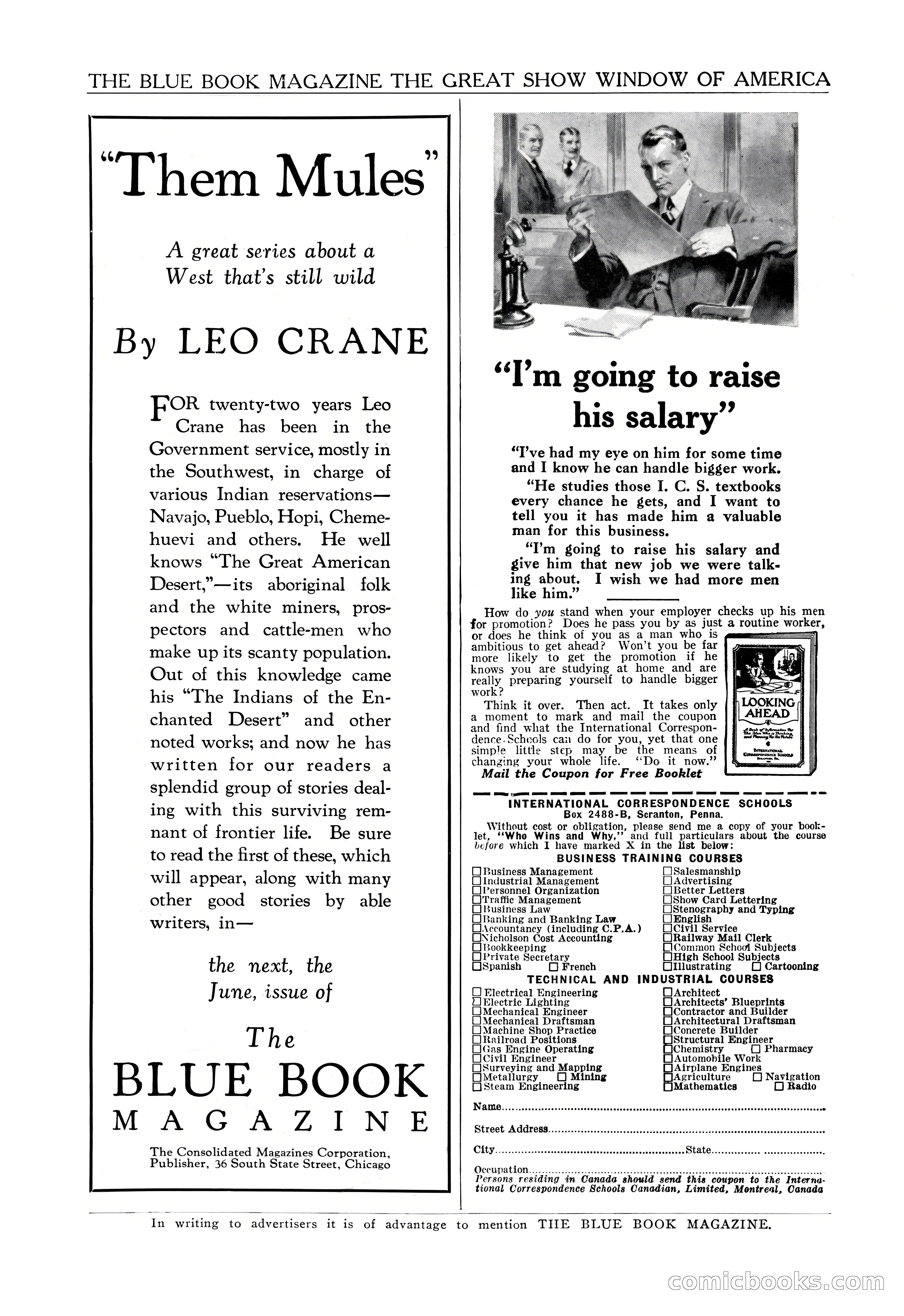 The Illustrated Blue Book Magazine, May 1927 — page 207 of 208