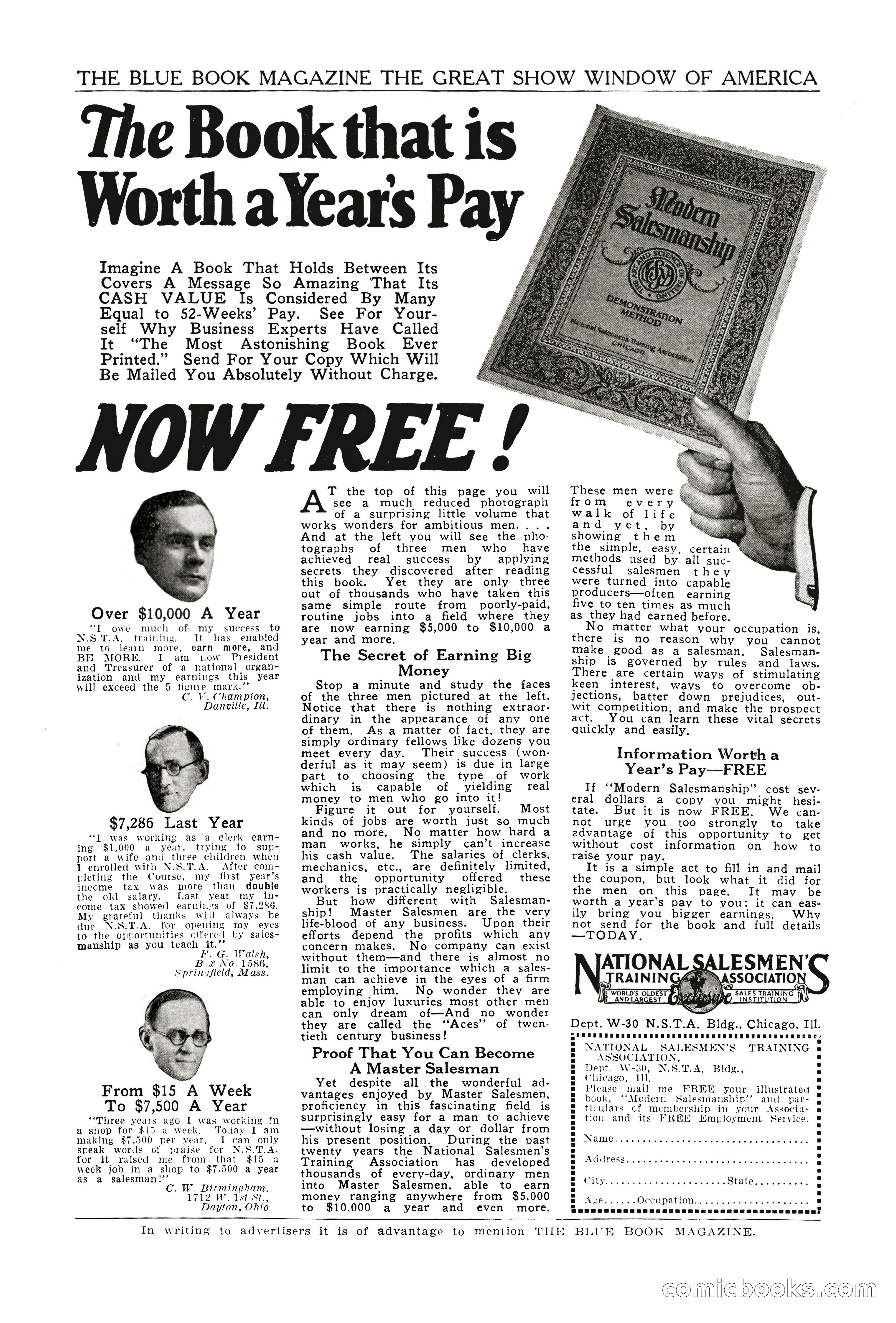 The Illustrated Blue Book Magazine, December 1927 — page 3 of 208