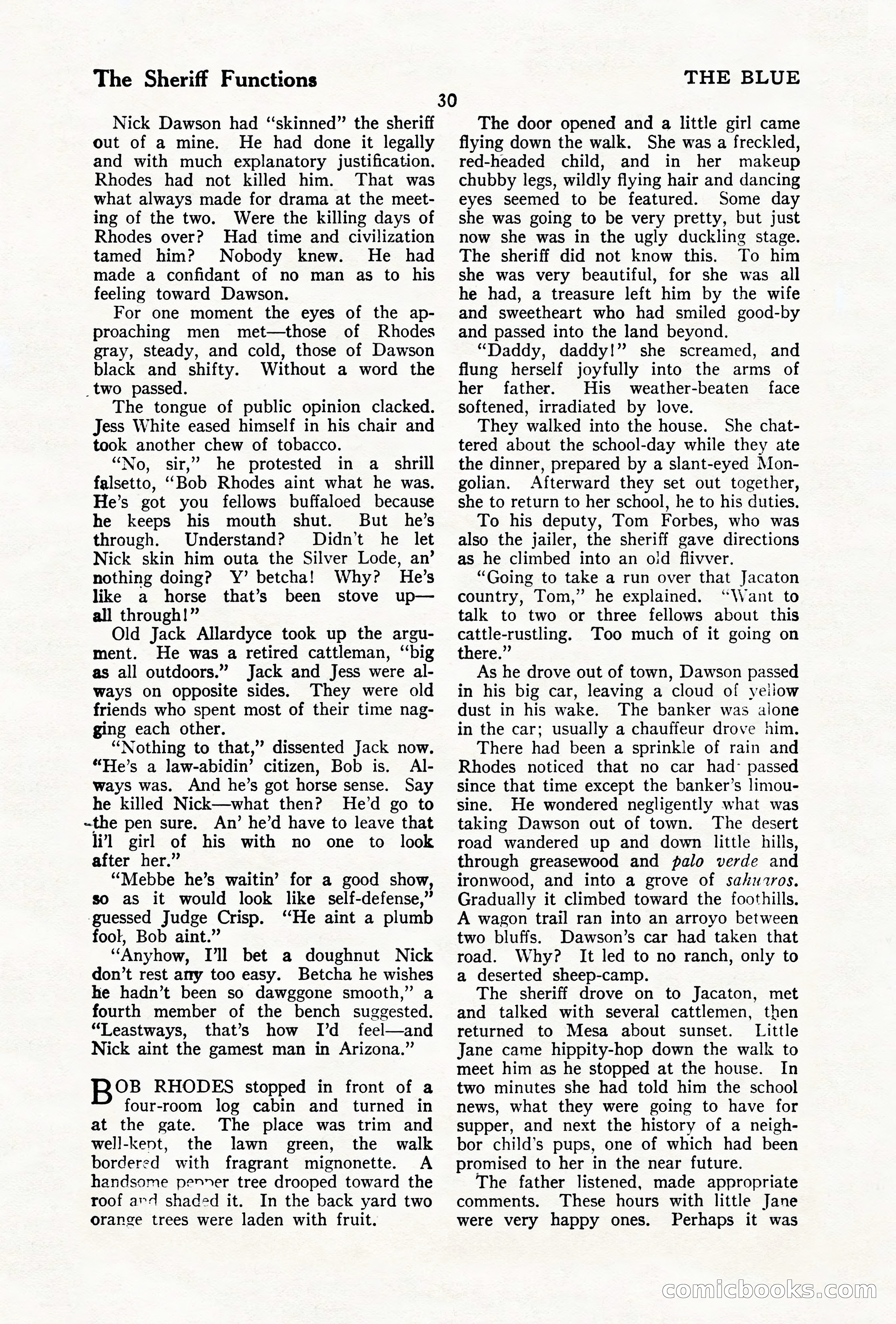 The Illustrated Blue Book Magazine, December 1927 — page 32 of 208