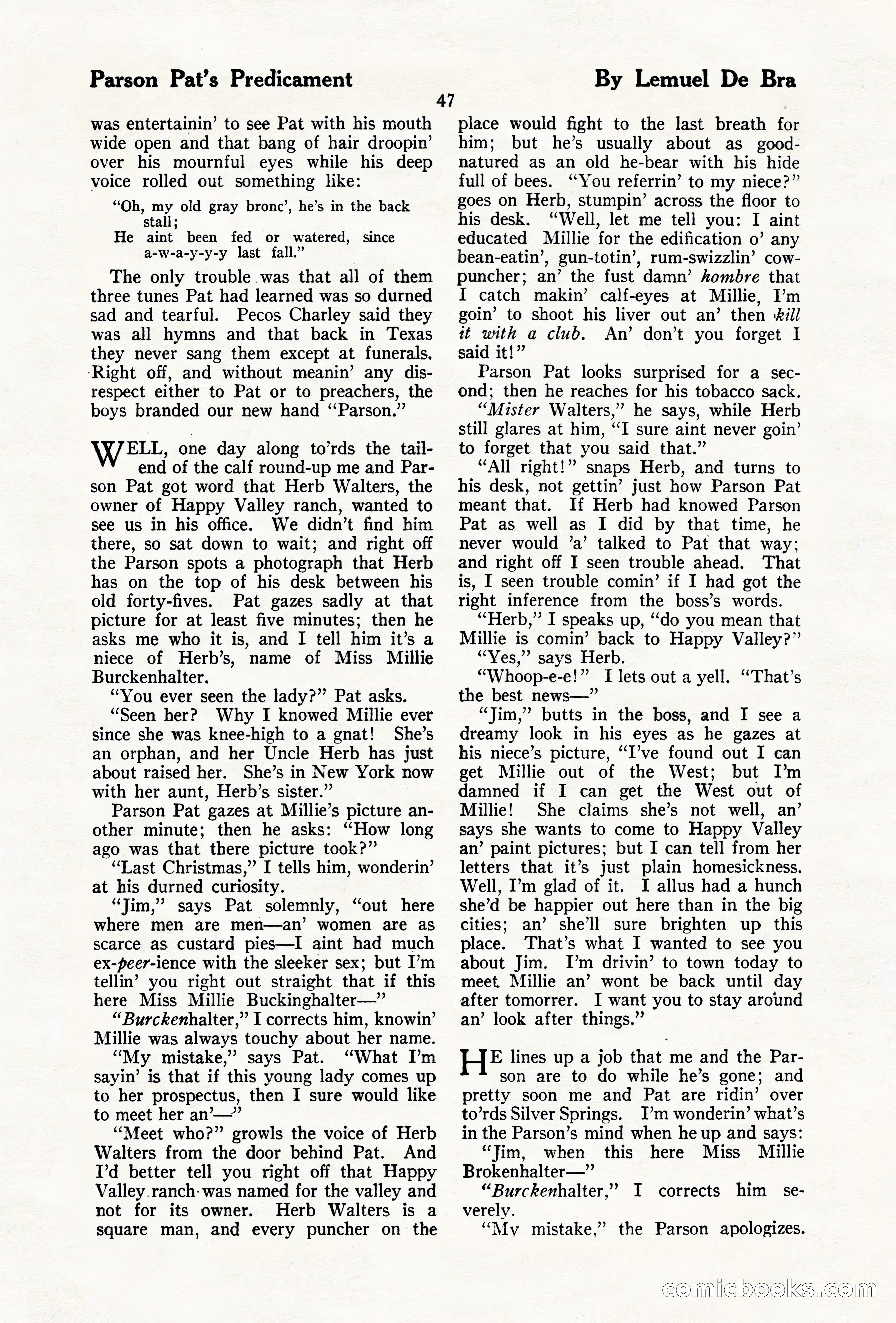 The Illustrated Blue Book Magazine, December 1927 — page 49 of 208