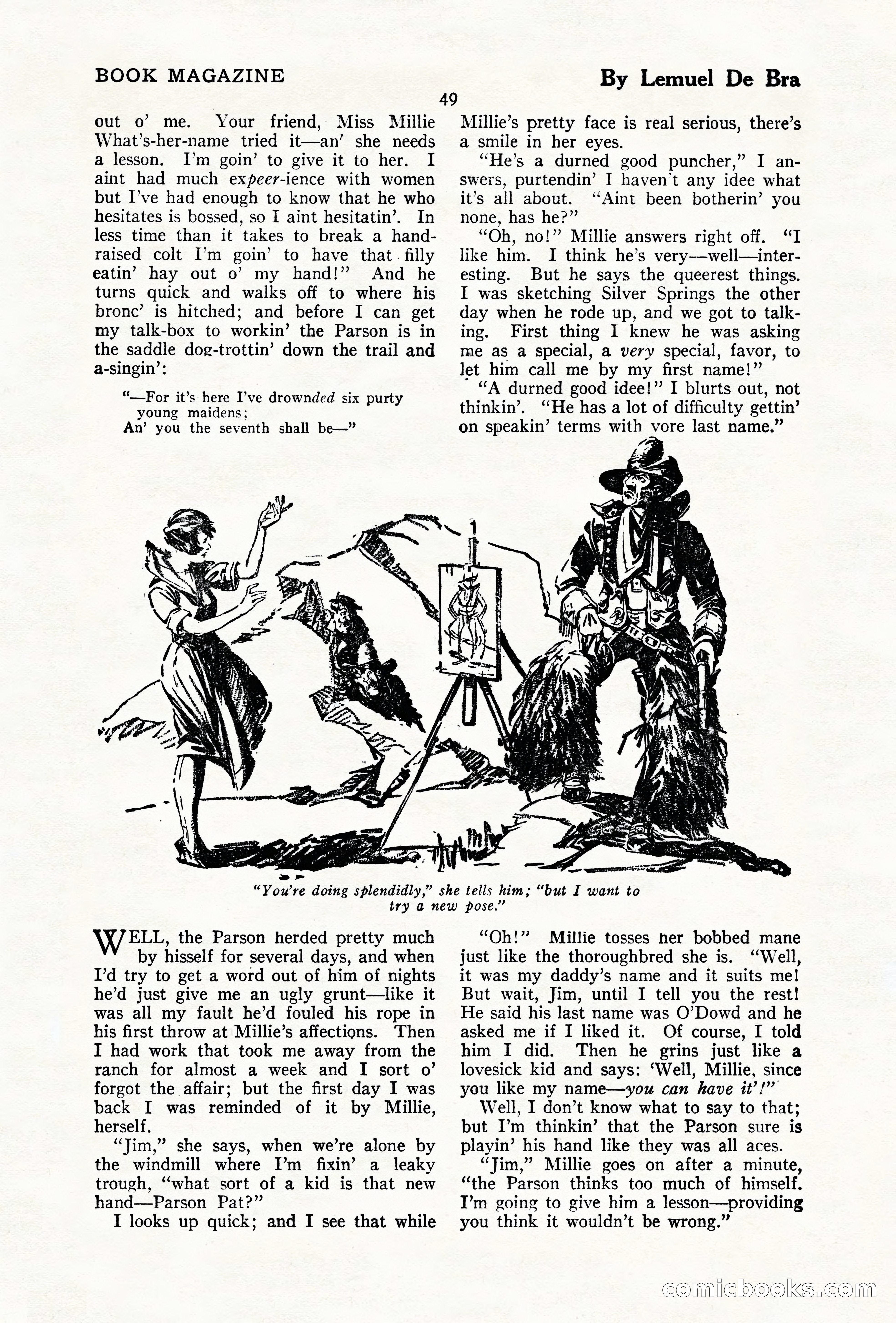The Illustrated Blue Book Magazine, December 1927 — page 51 of 208