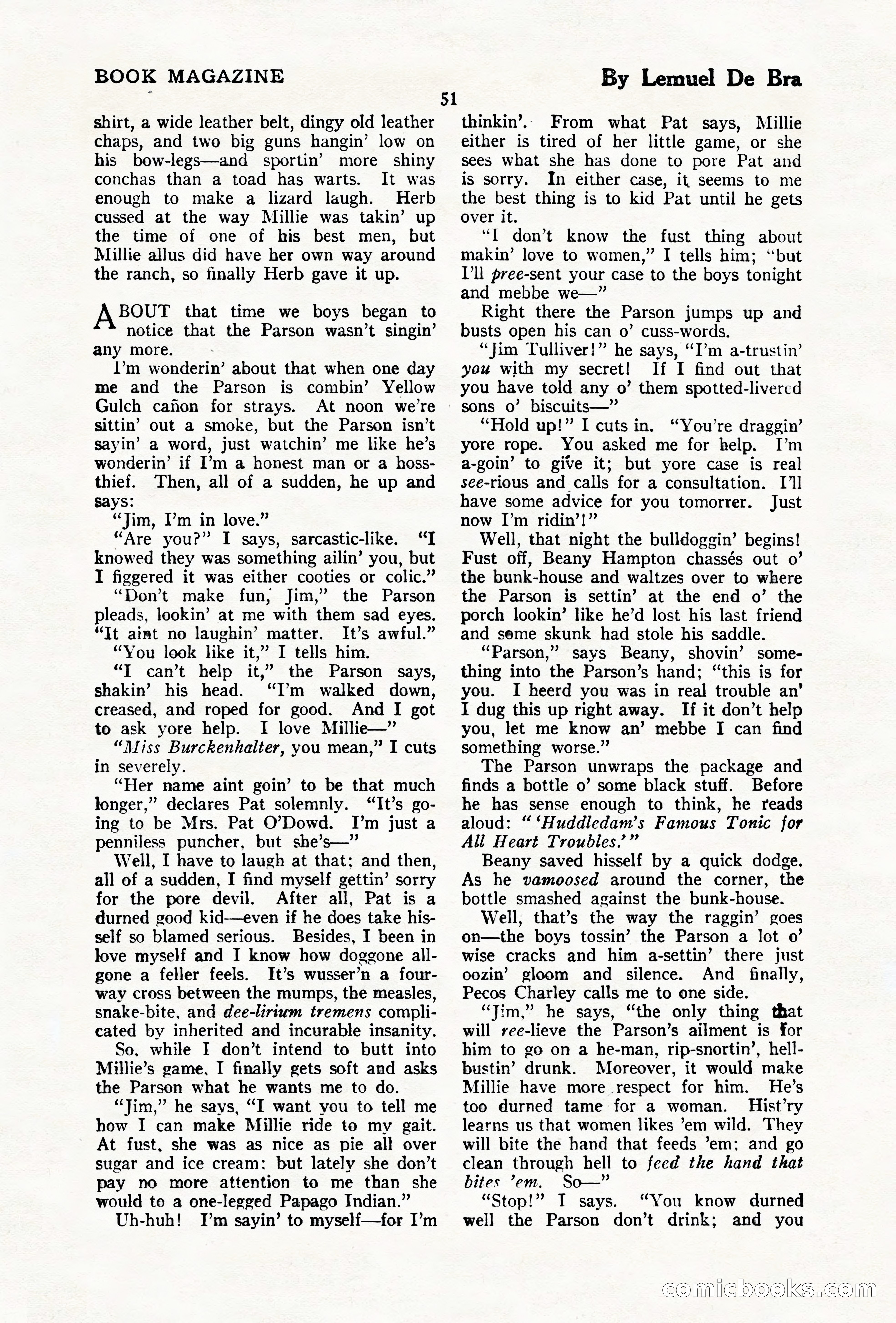The Illustrated Blue Book Magazine, December 1927 — page 53 of 208
