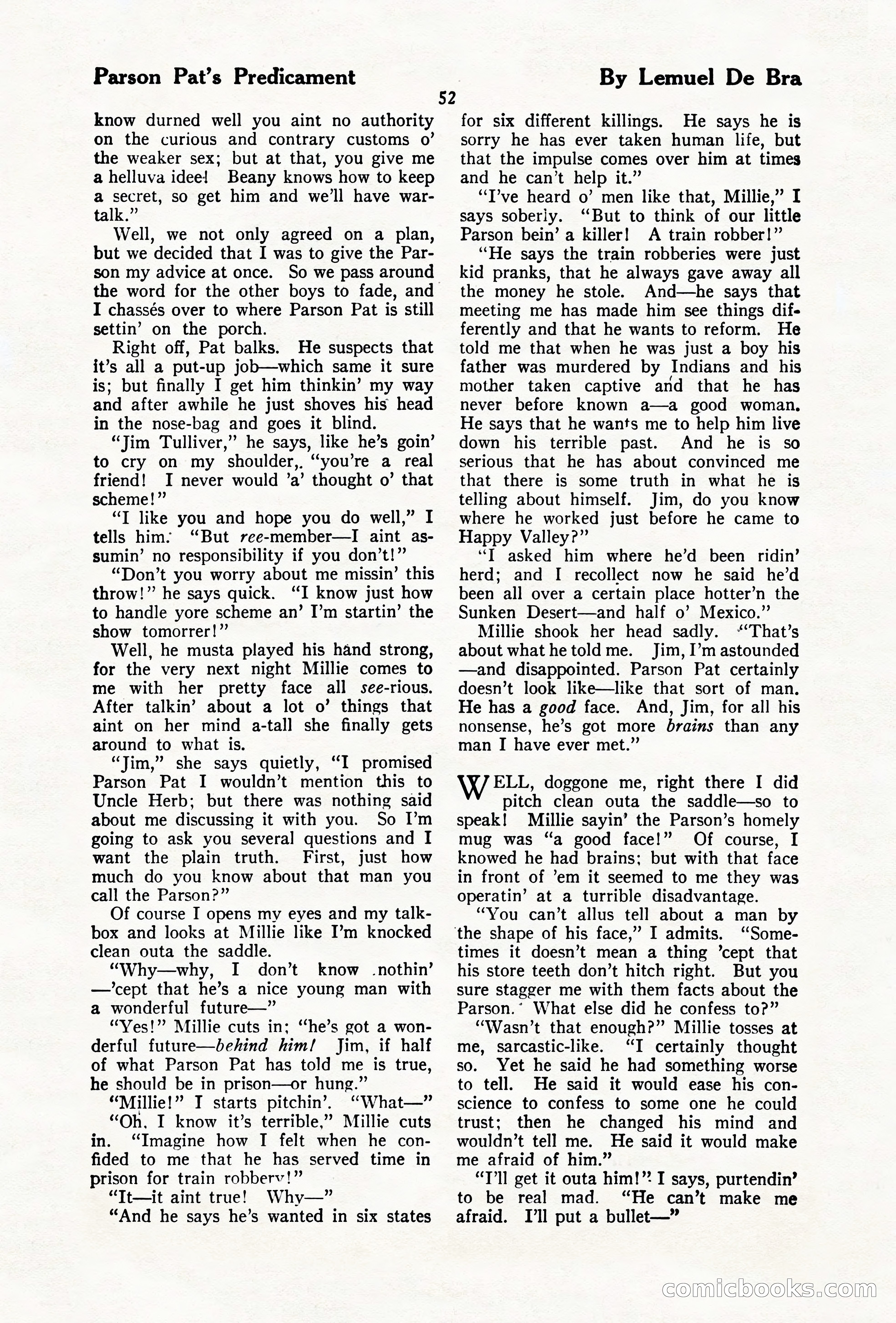 The Illustrated Blue Book Magazine, December 1927 — page 54 of 208