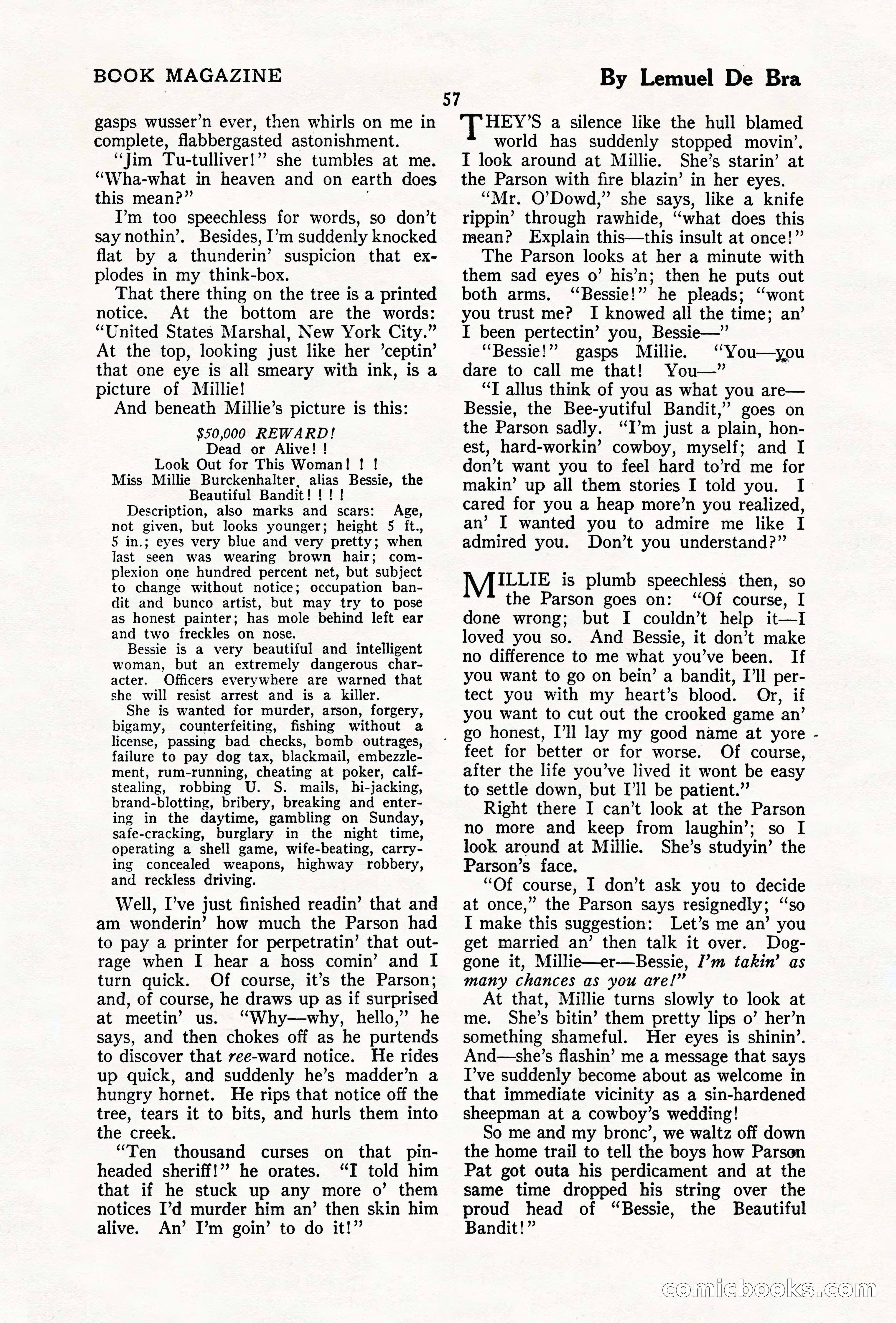 The Illustrated Blue Book Magazine, December 1927 — page 59 of 208