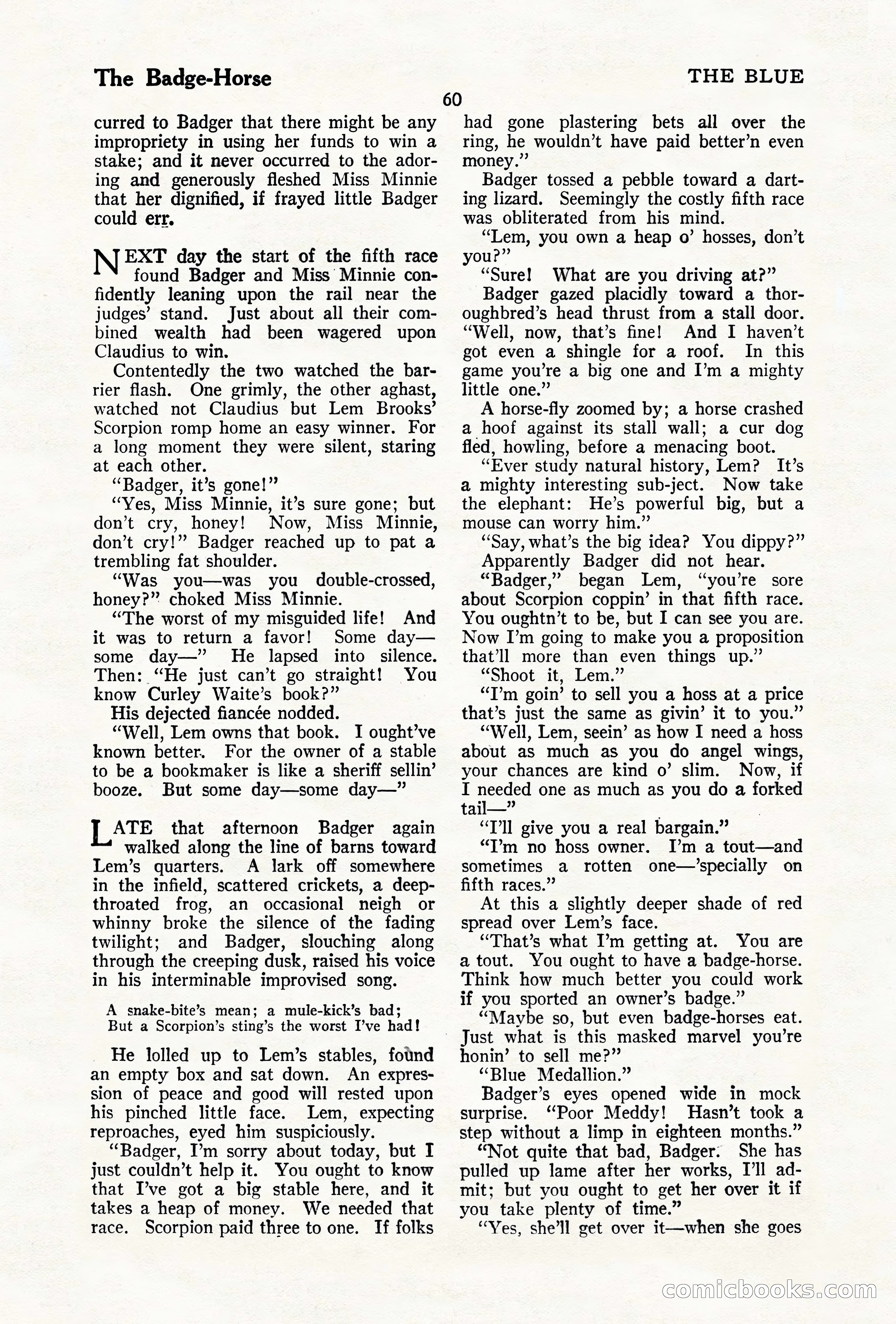 The Illustrated Blue Book Magazine, December 1927 — page 62 of 208
