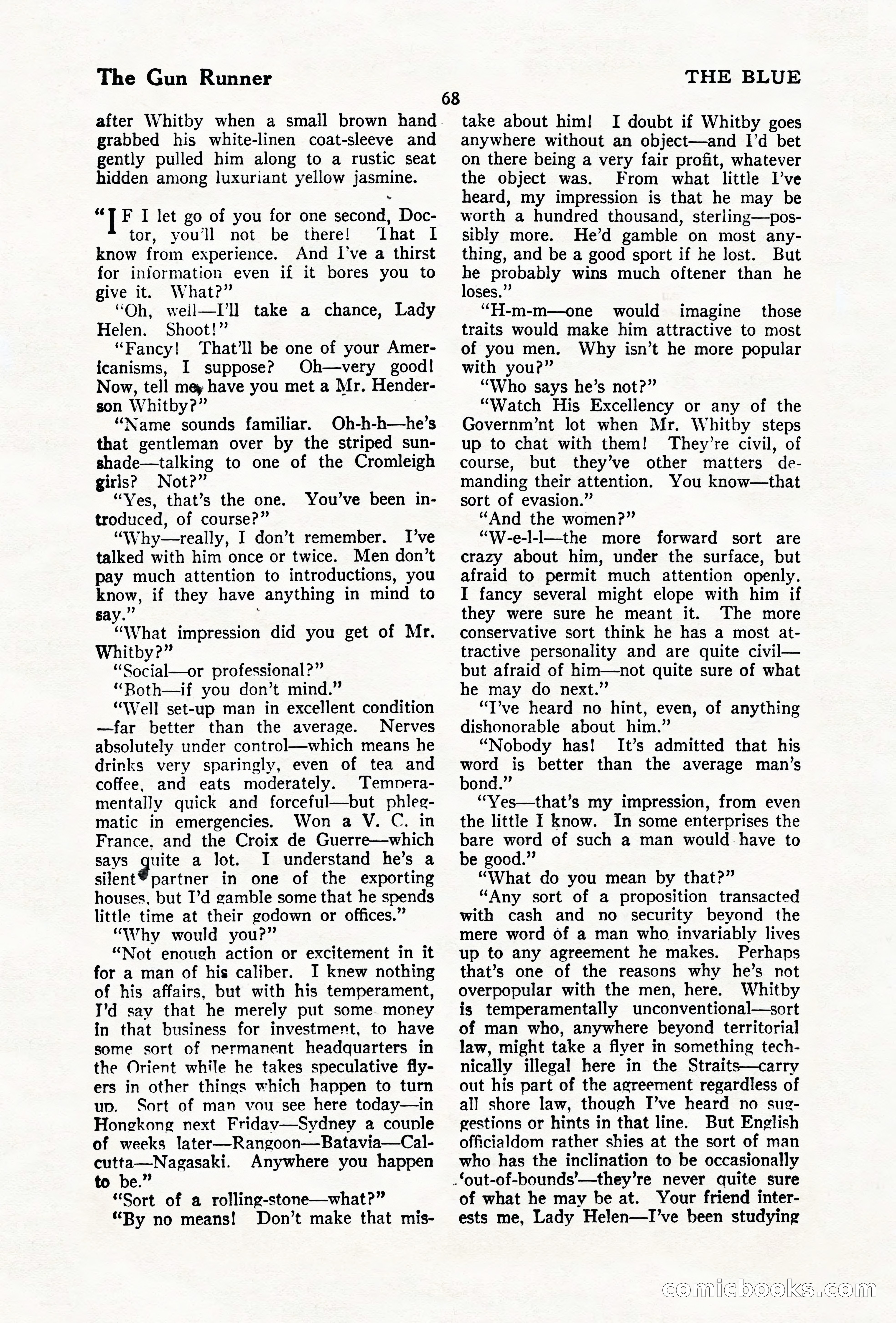 The Illustrated Blue Book Magazine, December 1927 — page 70 of 208