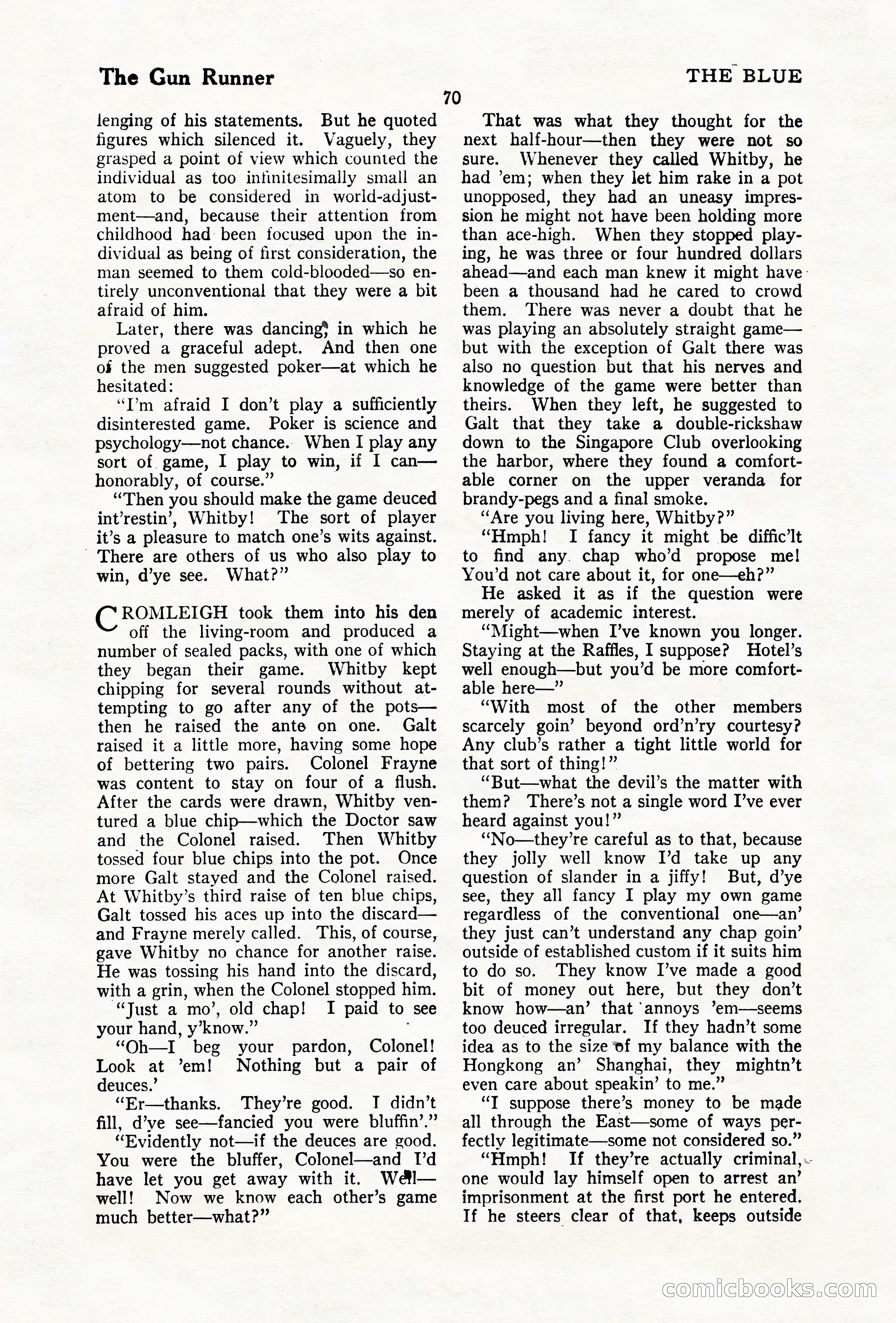 The Illustrated Blue Book Magazine, December 1927 — page 72 of 208