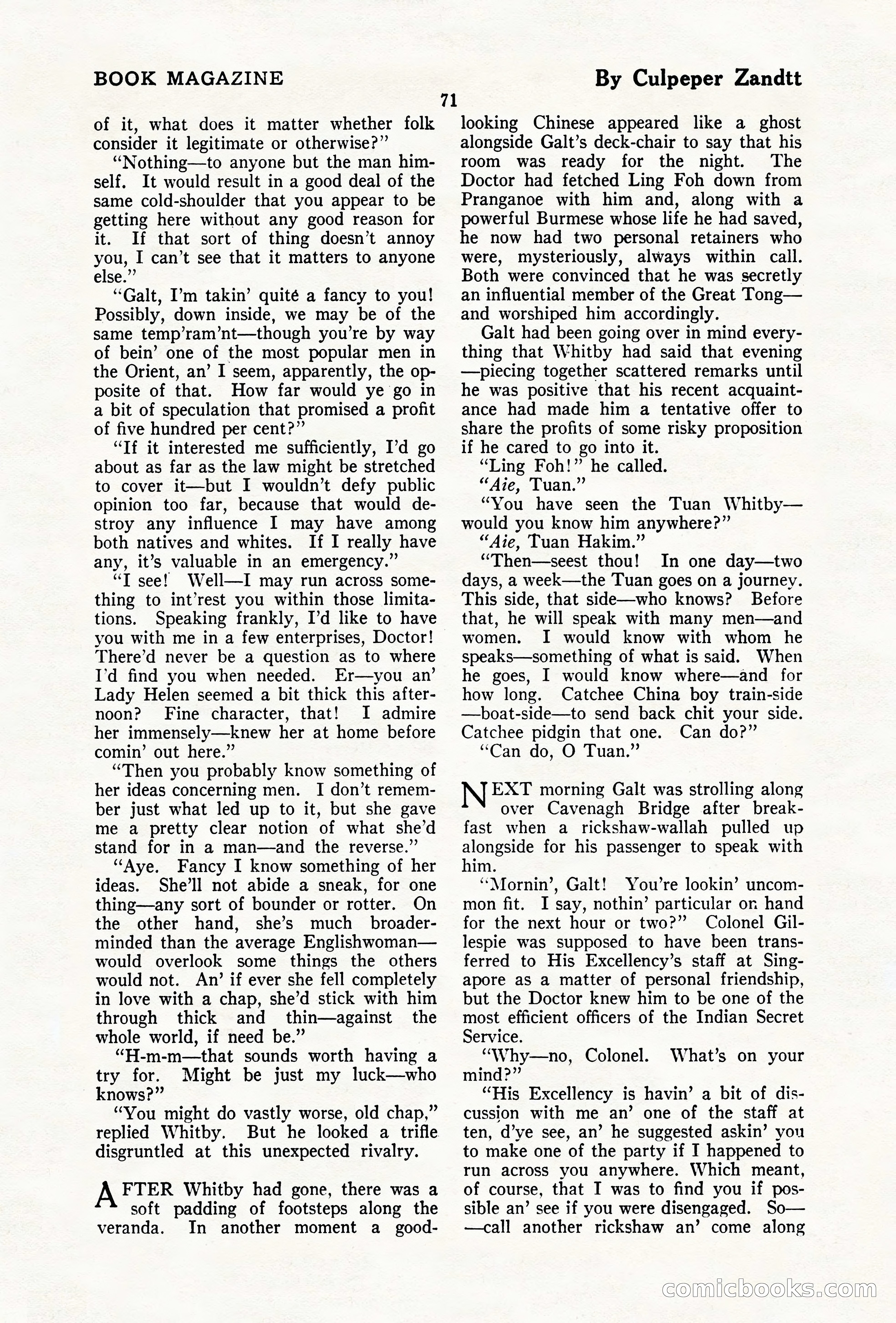 The Illustrated Blue Book Magazine, December 1927 — page 73 of 208