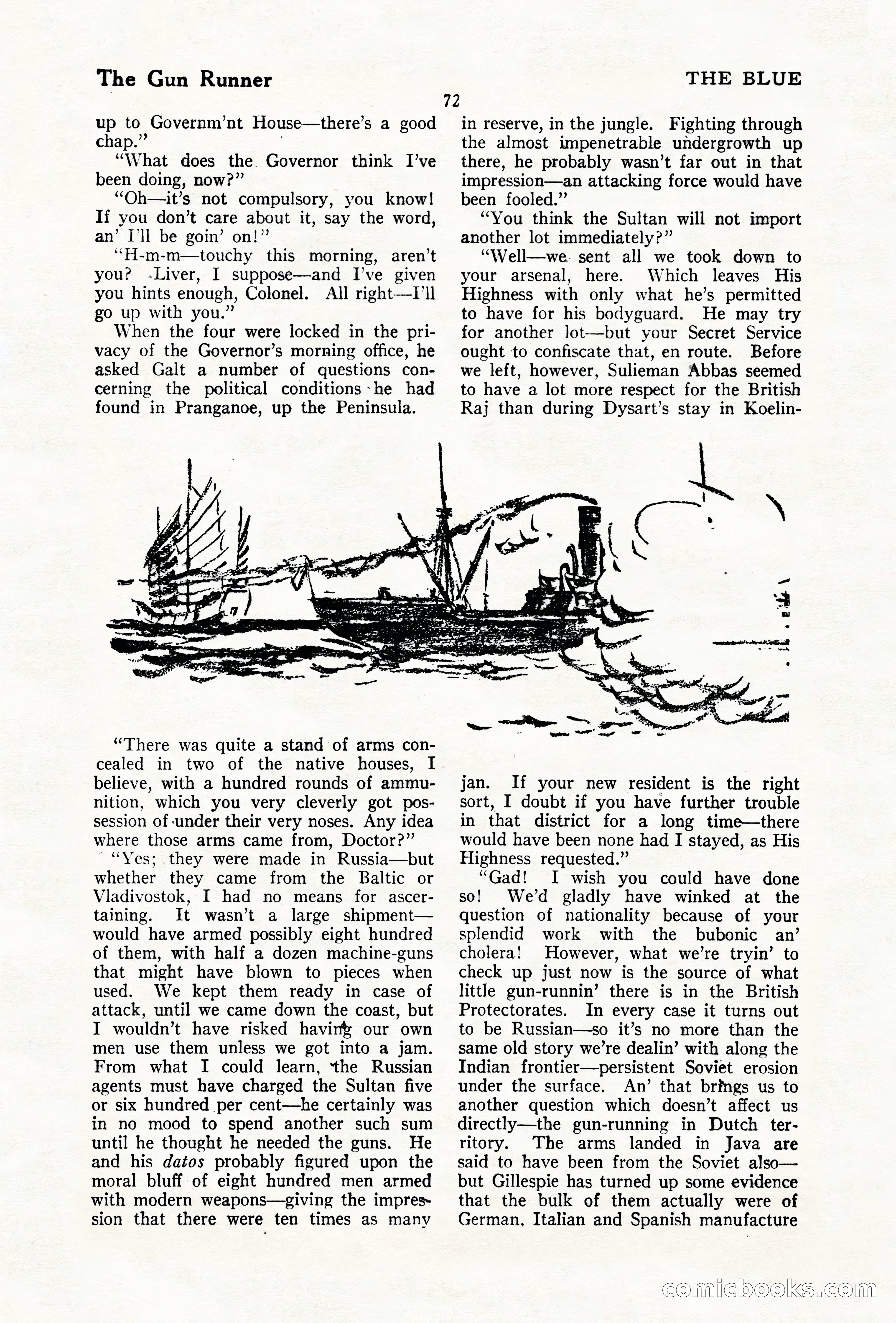 The Illustrated Blue Book Magazine, December 1927 — page 74 of 208