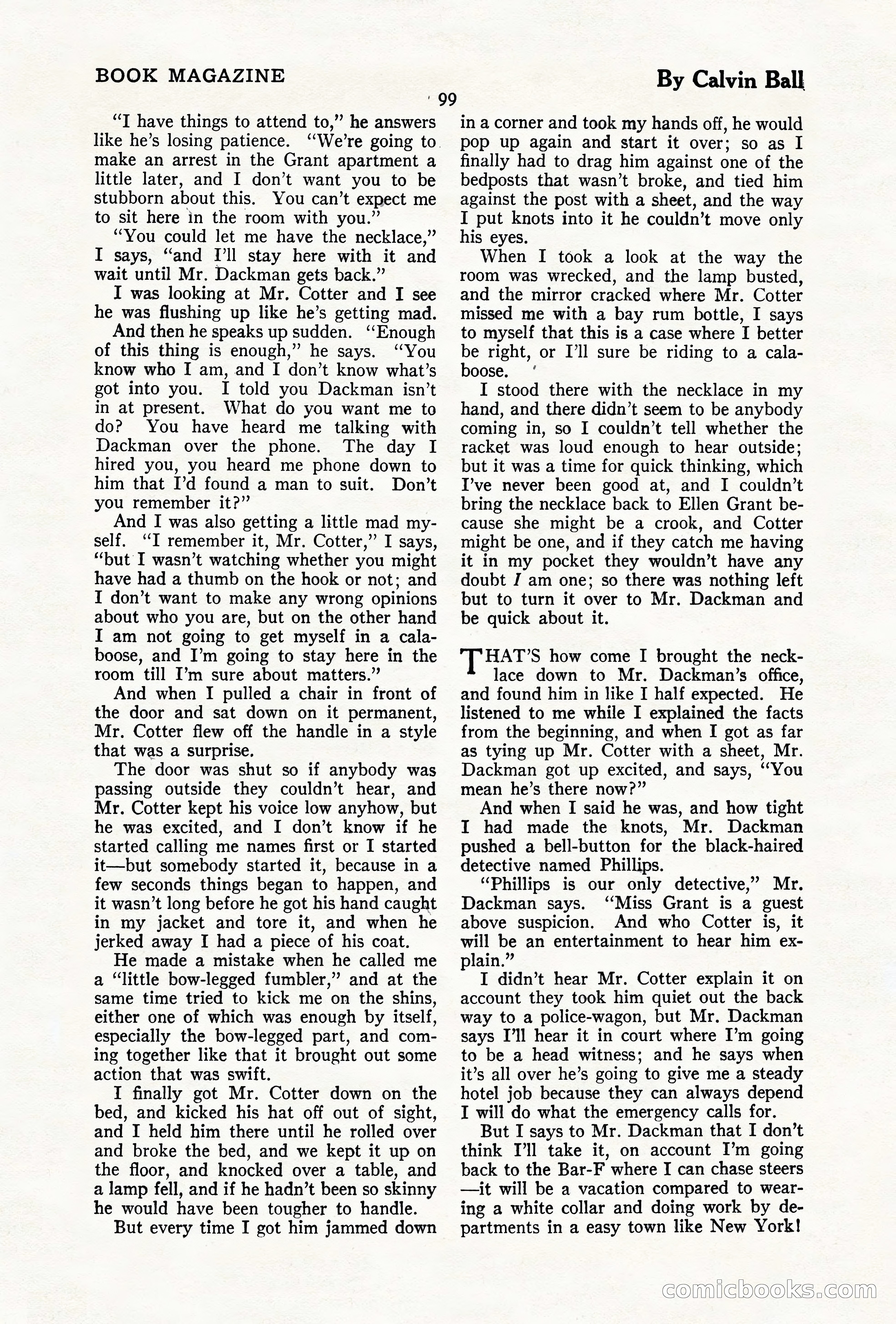 The Illustrated Blue Book Magazine, December 1927 — page 101 of 208