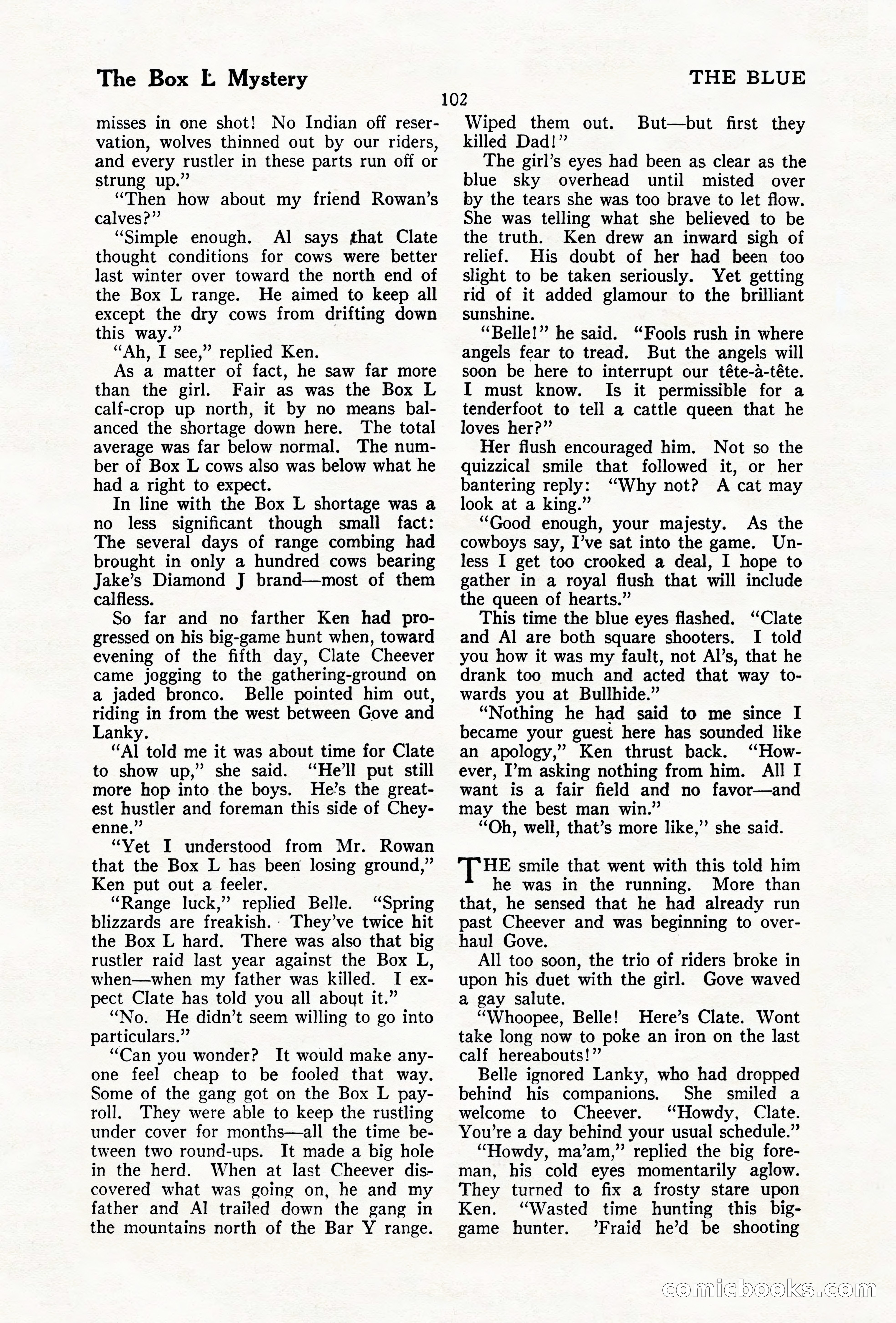 The Illustrated Blue Book Magazine, December 1927 — page 104 of 208