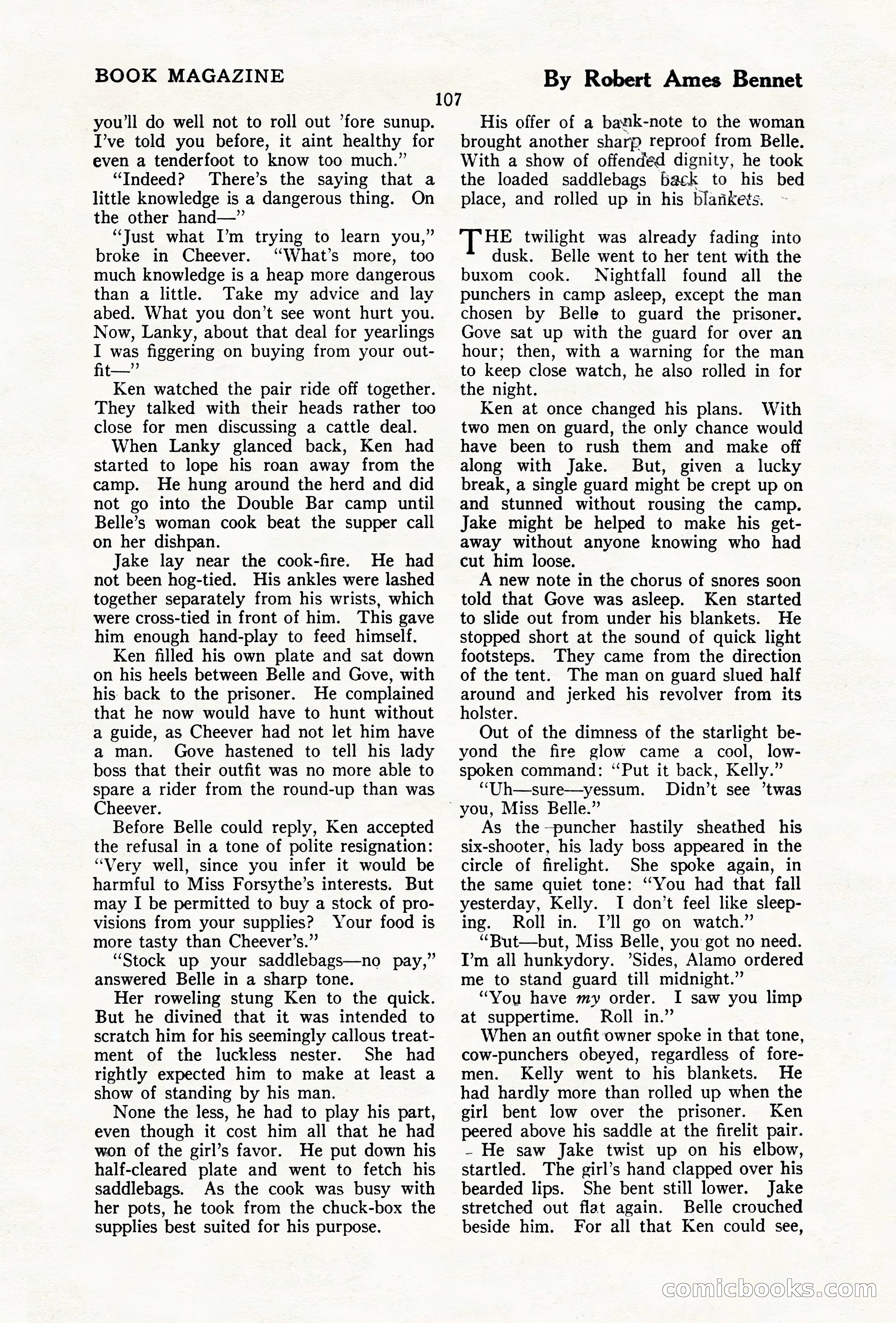 The Illustrated Blue Book Magazine, December 1927 — page 109 of 208