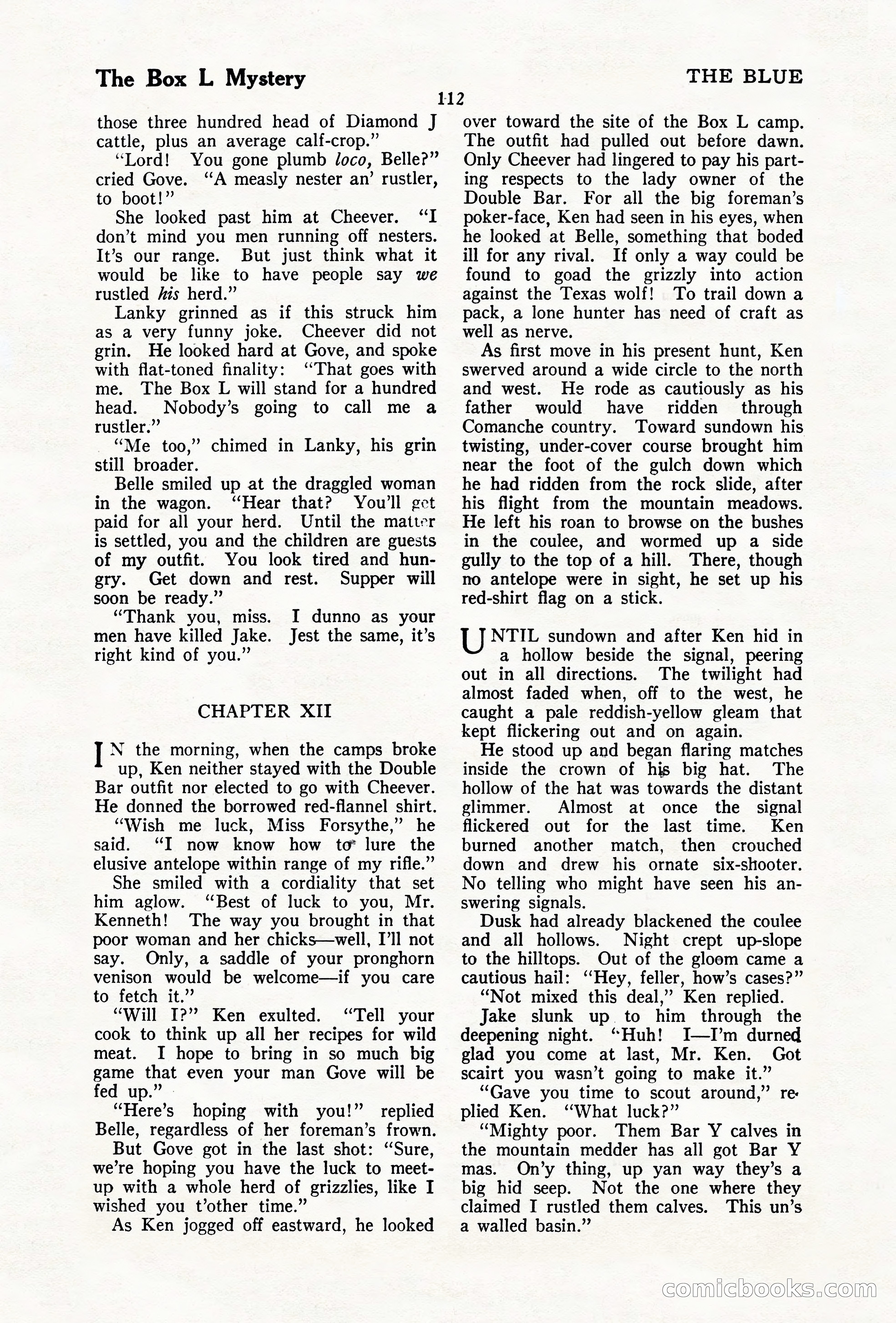 The Illustrated Blue Book Magazine, December 1927 — page 114 of 208