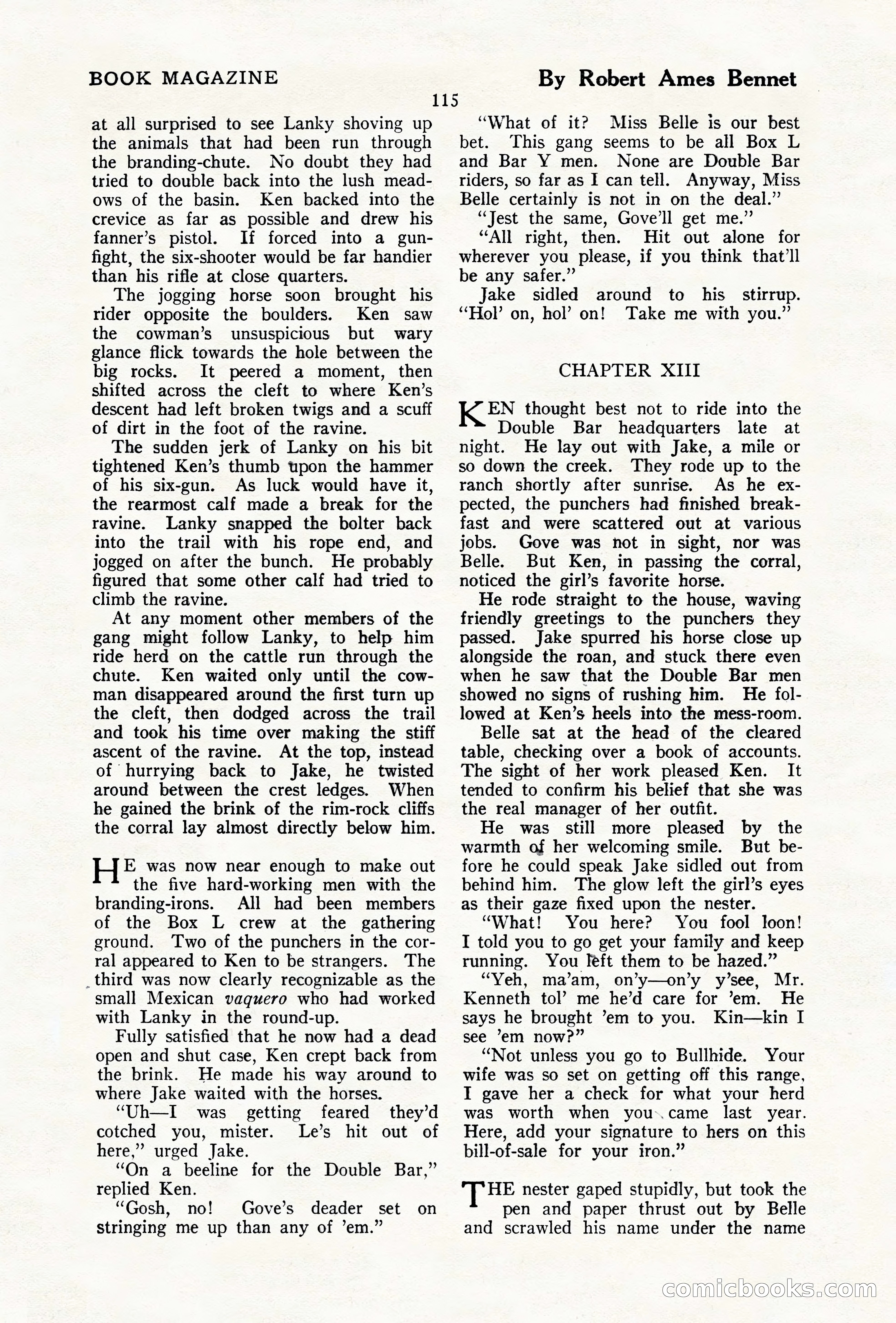 The Illustrated Blue Book Magazine, December 1927 — page 117 of 208